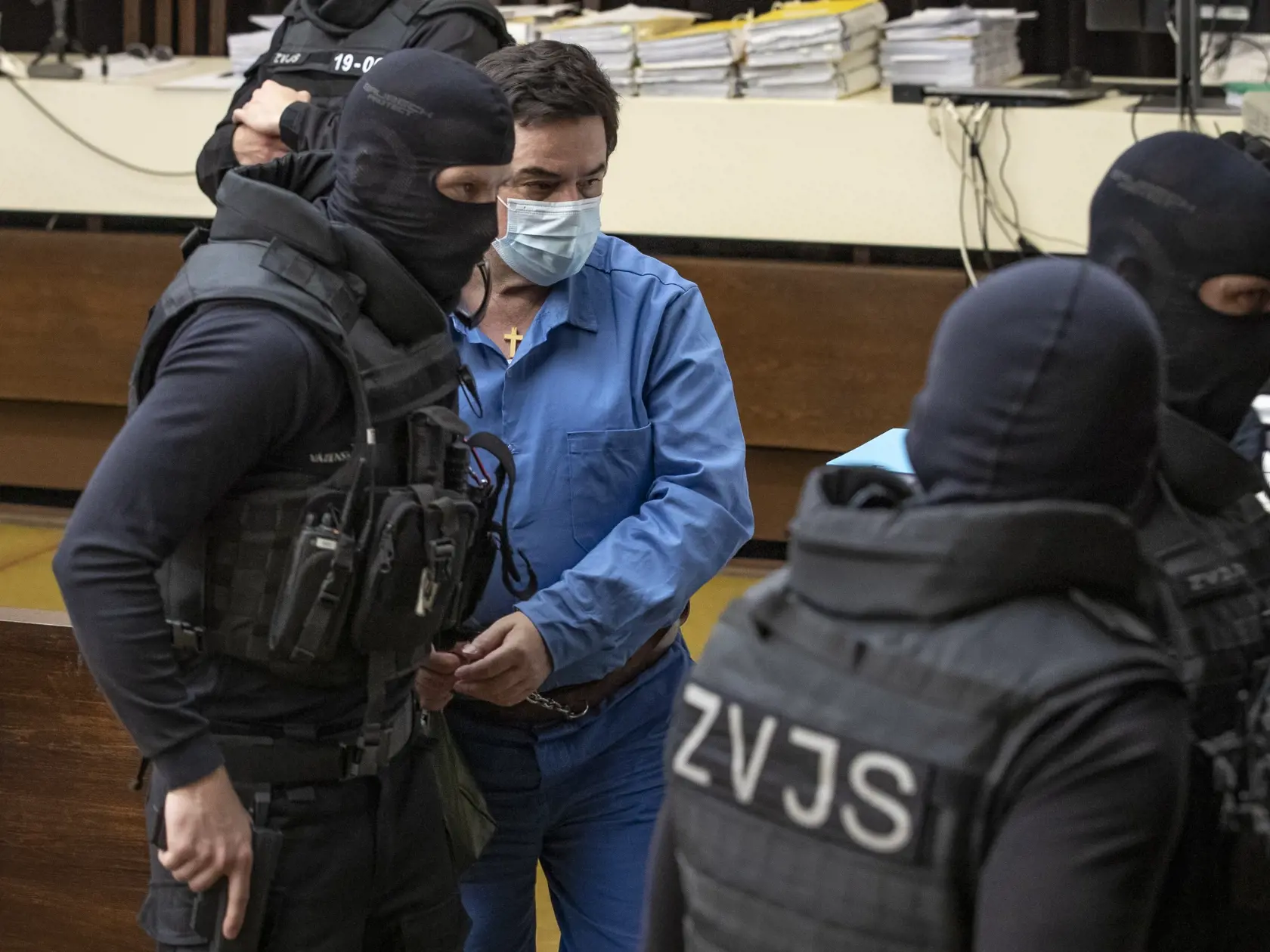 Verejné zasadnutie Najvyššieho súdu SR vo veci odvolania voči rozsudku v prípade vraždy investigatívneho novinára Jána Kuciaka a jeho snúbenice Martiny Kušnírovej. Na snímke je obžalovaný Marián Kočner.