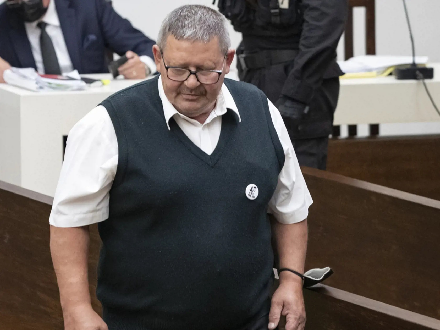 Verejné zasadnutie Najvyššieho súdu SR vo veci odvolania voči rozsudku v prípade vraždy investigatívneho novinára Jána Kuciaka a jeho snúbenice Martiny Kušnírovej. Na snímke je Jozef Kuciak, otec zavraždeného novinára.