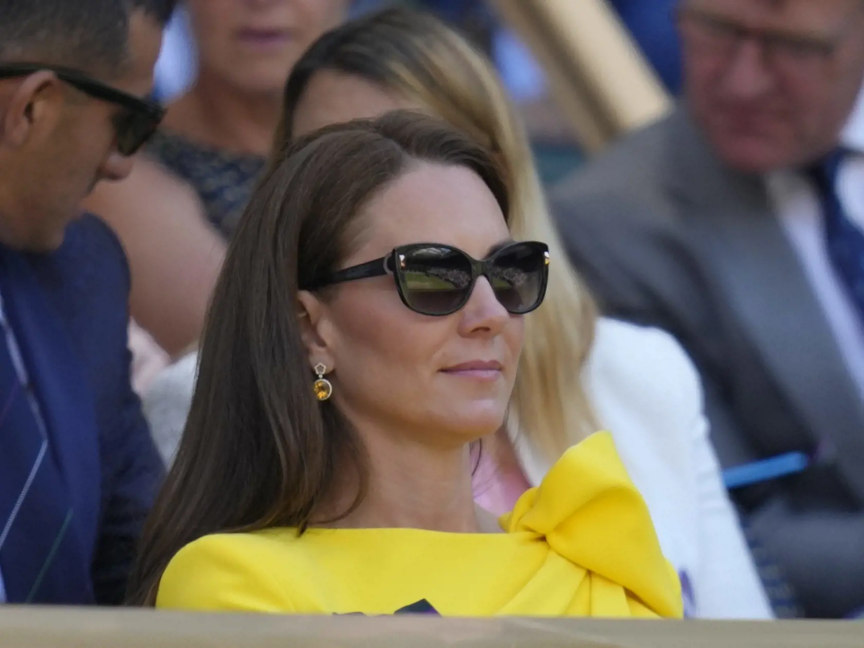 Vojvodkyňa Kate počas ženského finále Wimbledonu