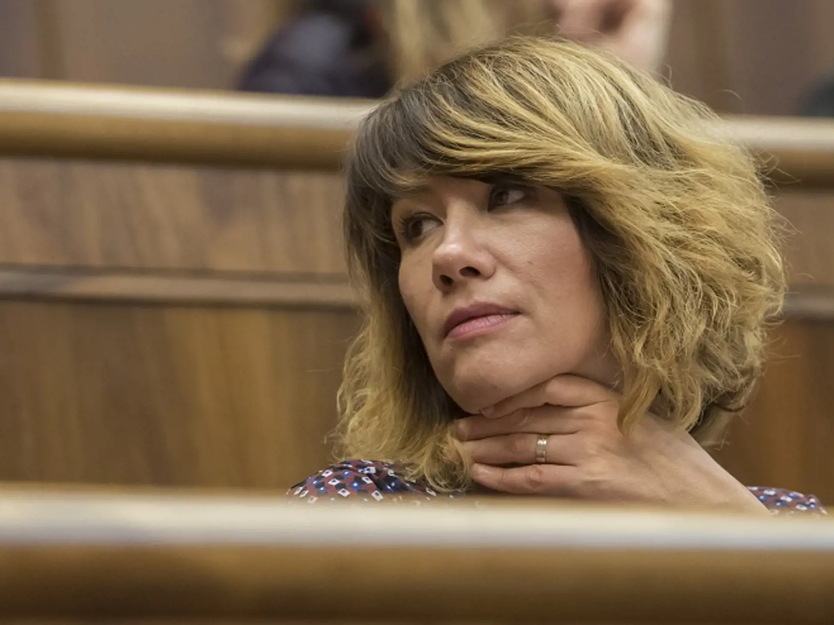 Na snímke podpredsedníčka parlamentu SR Lucia Ďuriš Nicholsonová (SaS) počas 23. schôdze NR SR 28. novembra 2017 v Bratislave. FOTO TASR - Martin Baumann