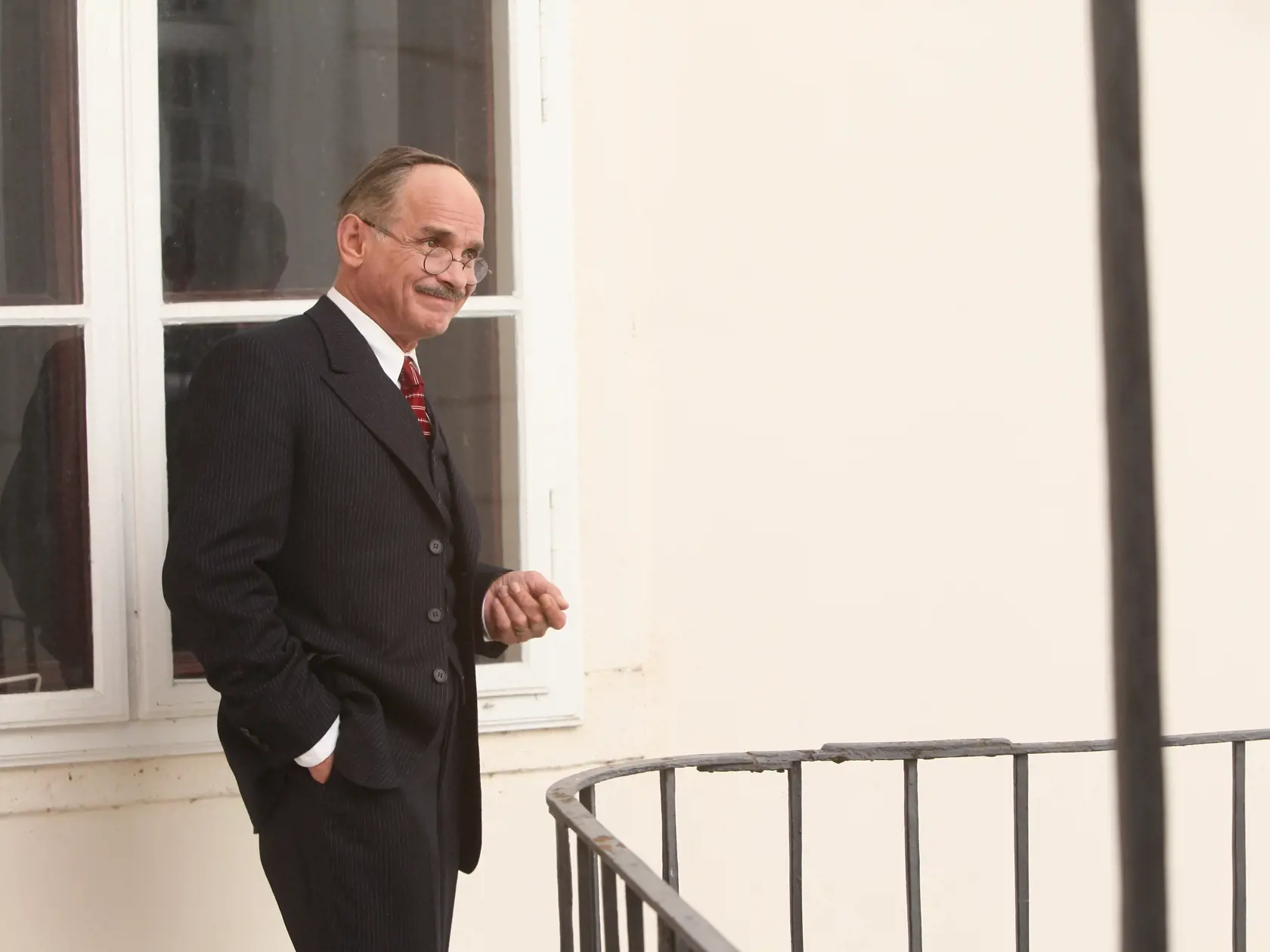 Natáčanie filmu Masaryk, na foto Oldřich Kaiser