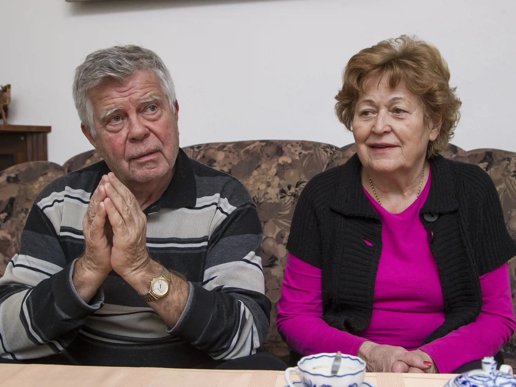 Oldo Hlaváček s milovanou manželkou Boženkou na archívnej fotke.