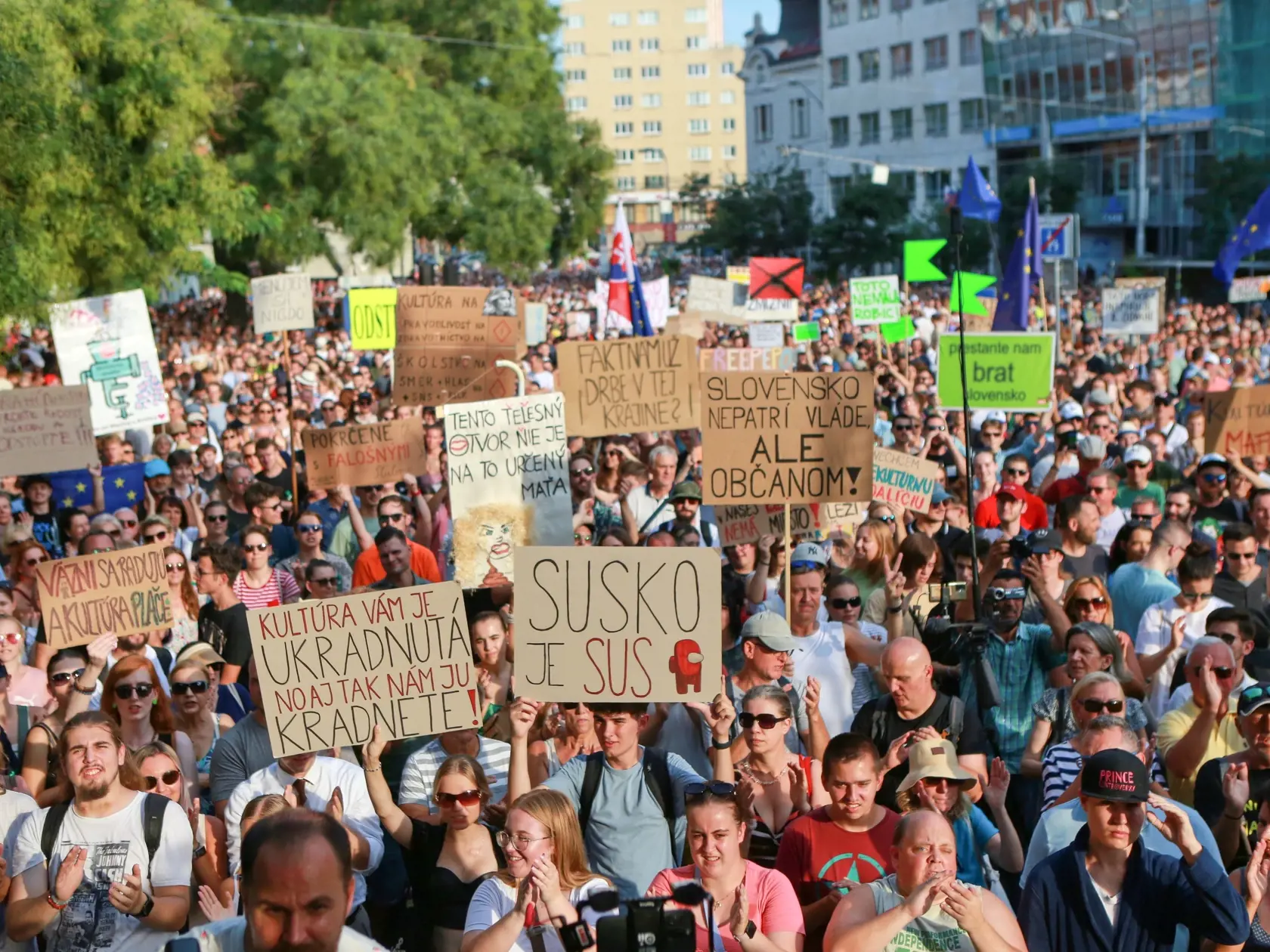 Protest:  Stačilo!