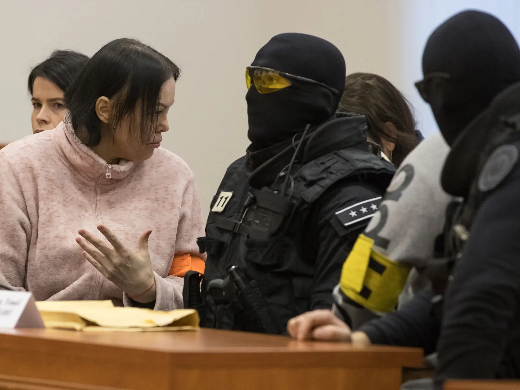 Druhé pojednávanie na Špecializovanom trestnom súde v Pezinku vo veci vraždy investigatívneho novinára Jána Kuciaka a jeho snúbenice Martiny Kušnírovej. Na snímke je Alena Zsuzsová.