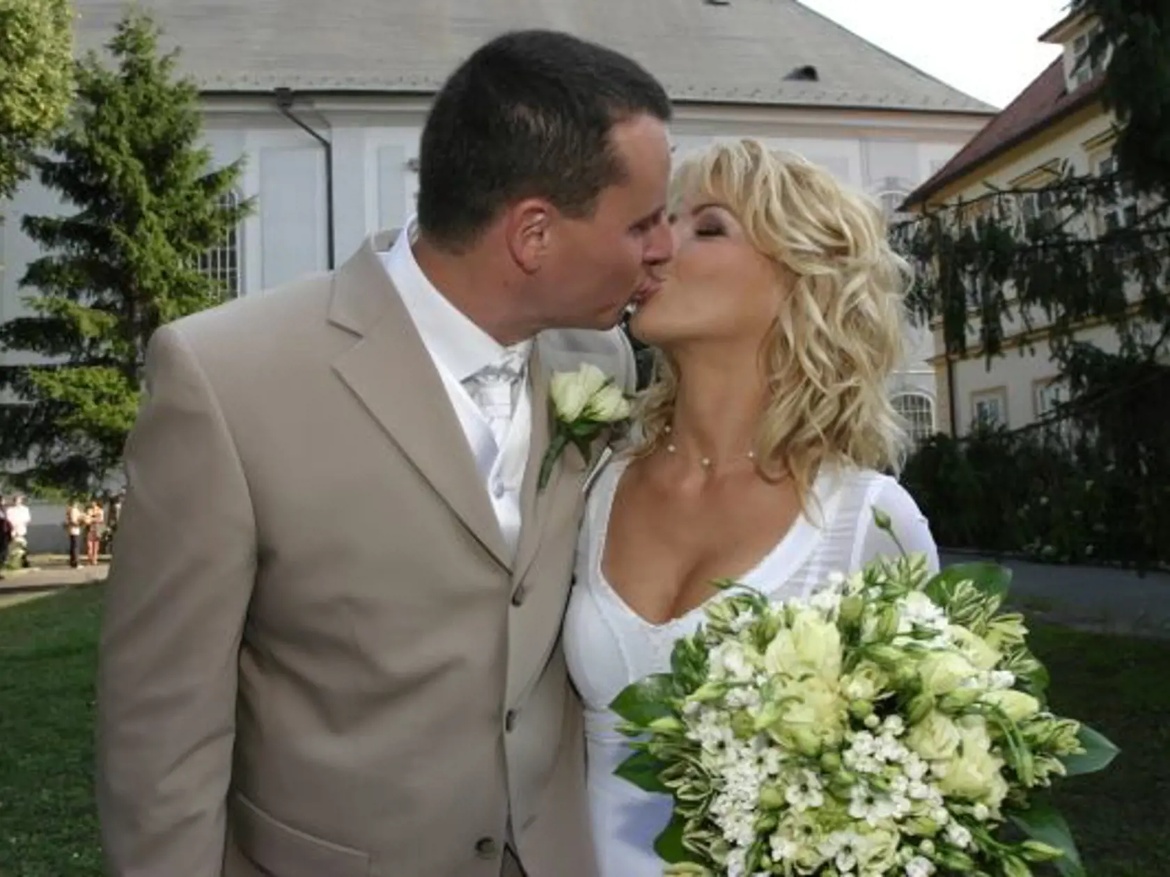 Rok 2005: Svadba Martiny Šimkovičovej a Igora Šimkoviča.