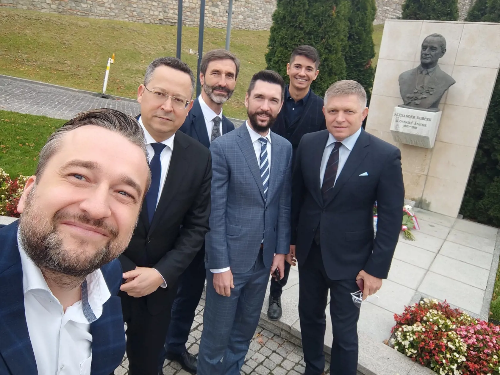 Ľuboš Blaha, Ladislav Kamenický, Juraj Blanár, Erik Kaliňák, Robert Fico.