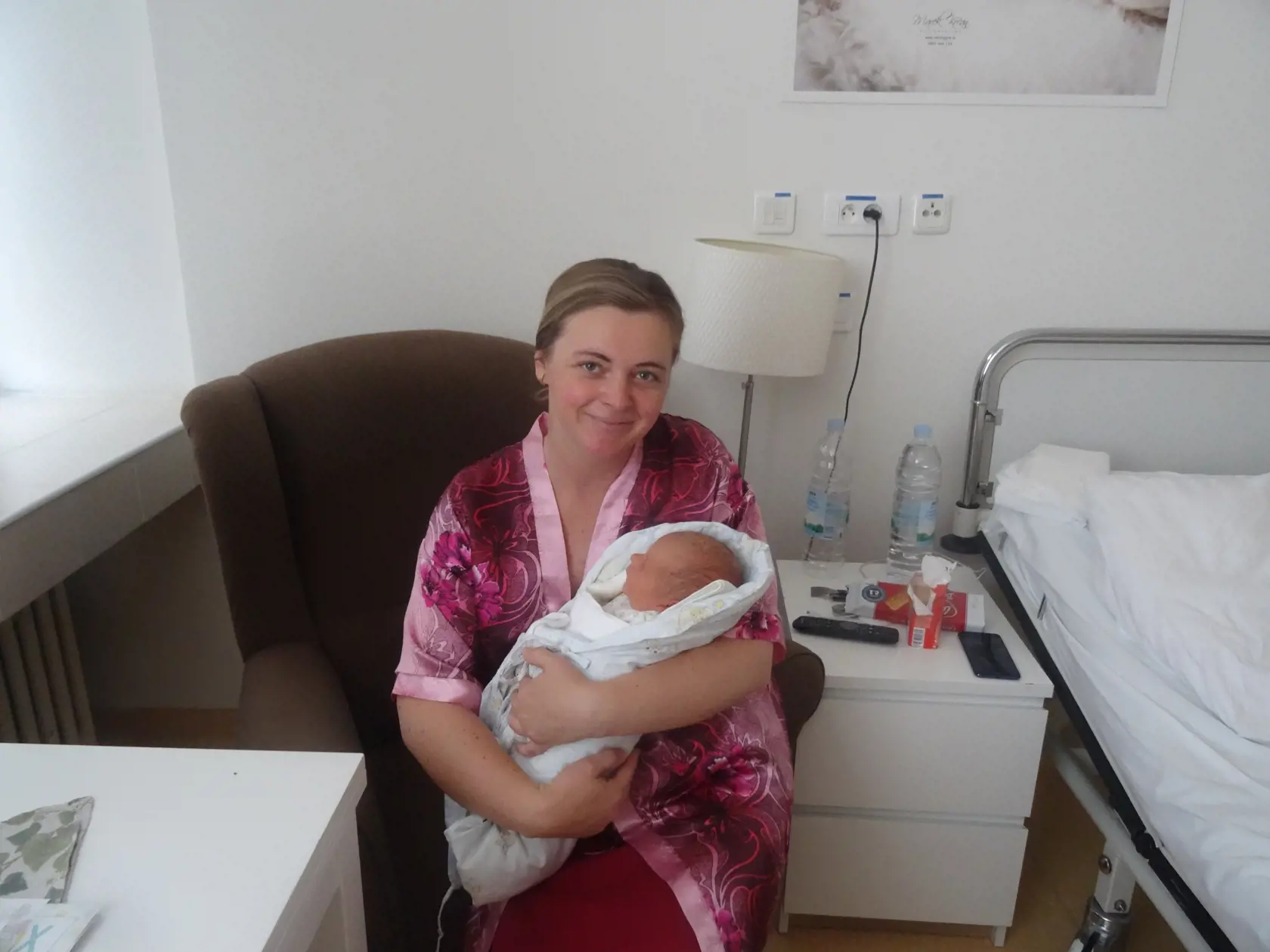Katarína (33) z obce Mlynky je aktuálne po pôrode druhého syna Alexandra. So starostlivosťou a opaterou personálu je nadmieru spokojná.