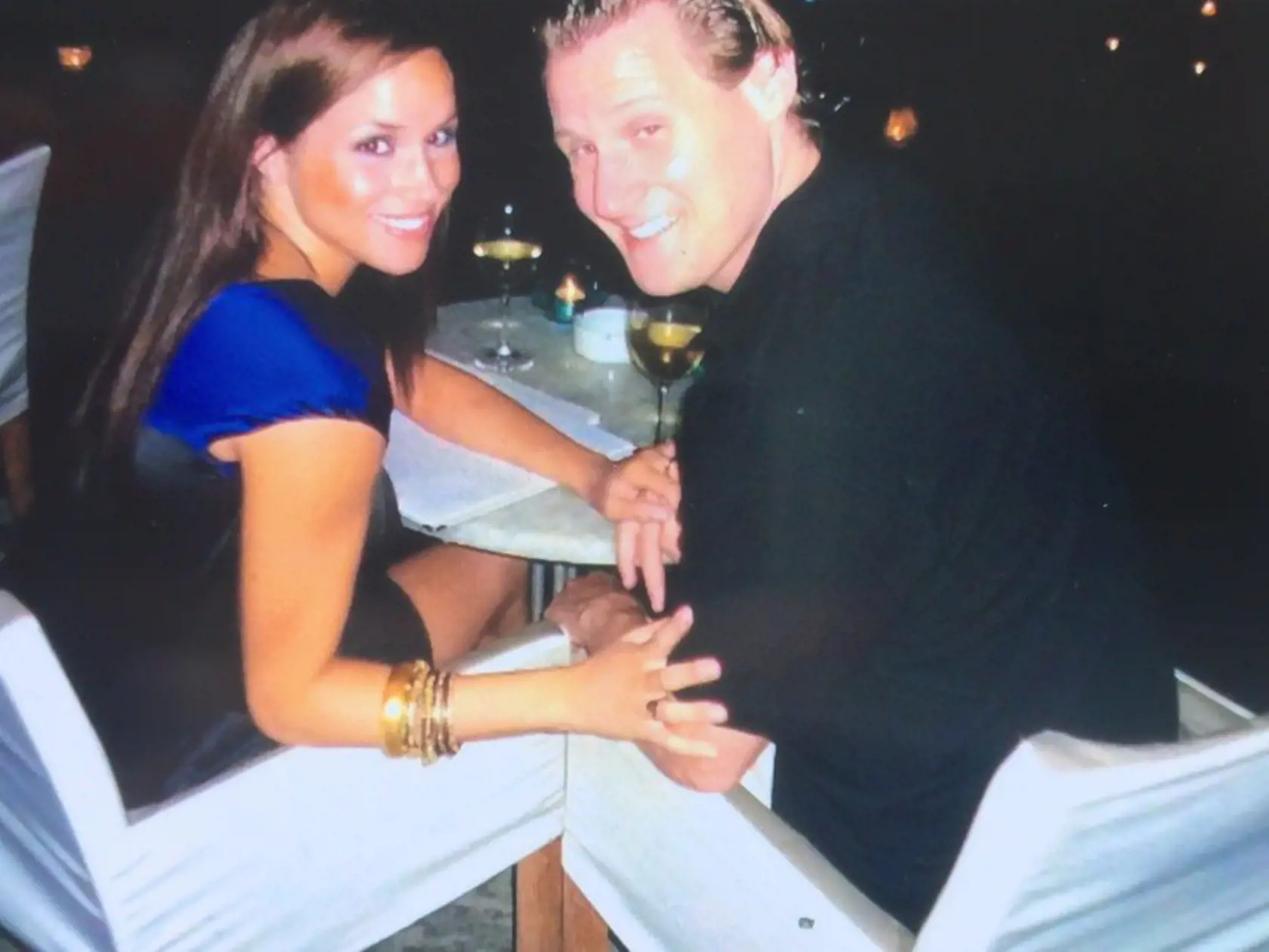 Meghan so svojím vtedajším manželom Trevorom, s ktorým boli svoji v rokoch 2011 až 2013.