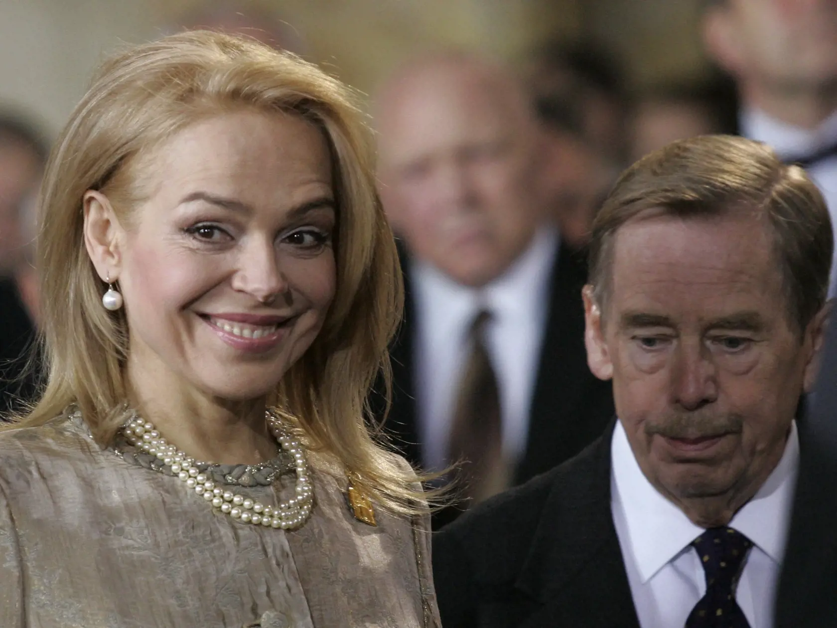 Václav Havel s manželkou Dagmar