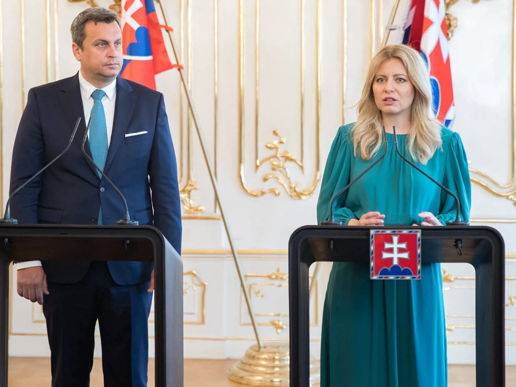 Andrej Danko u prezidentky Zuzany Čaputovej