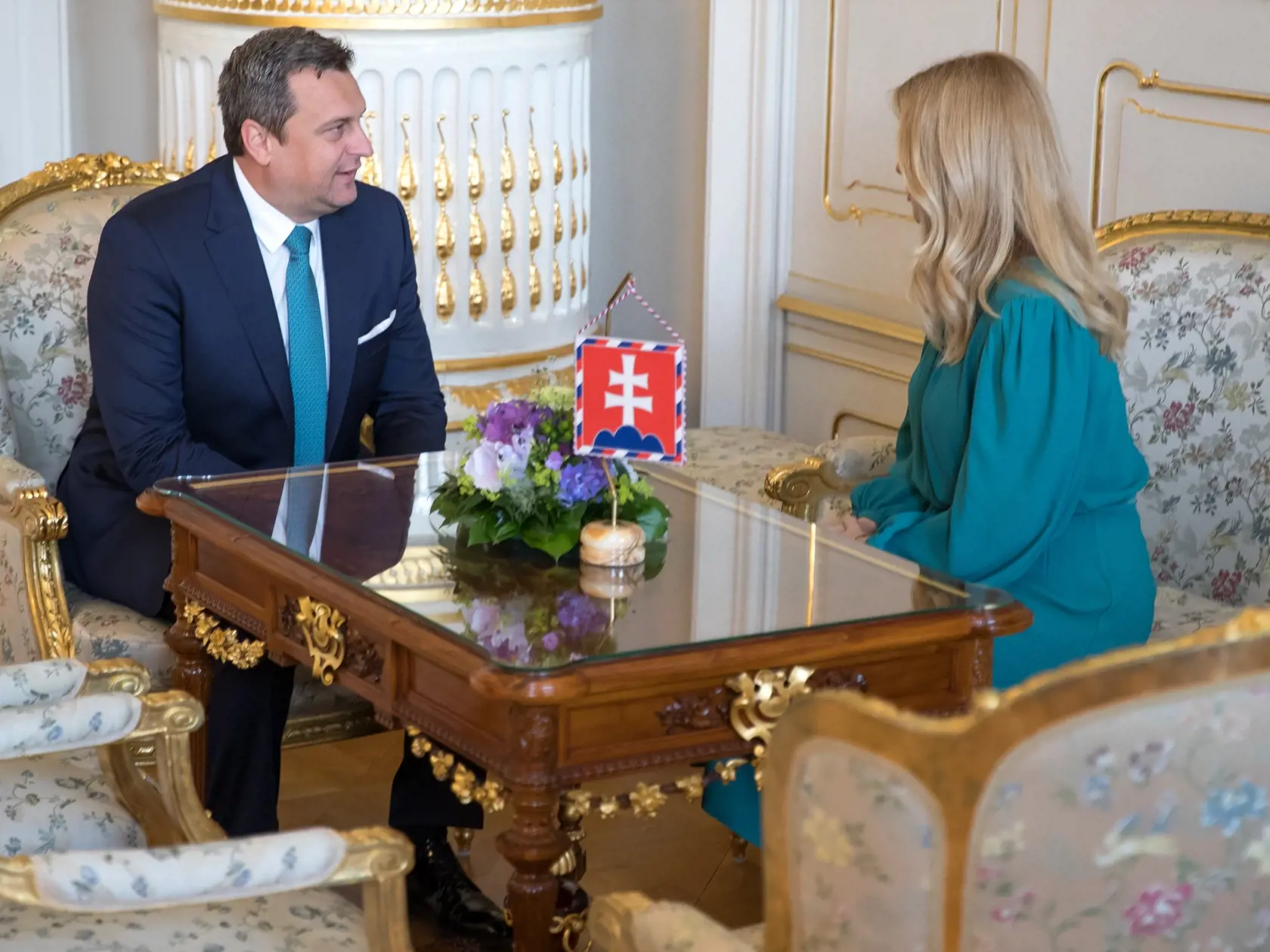 Andrej Danko u prezidentky Zuzany Čaputovej