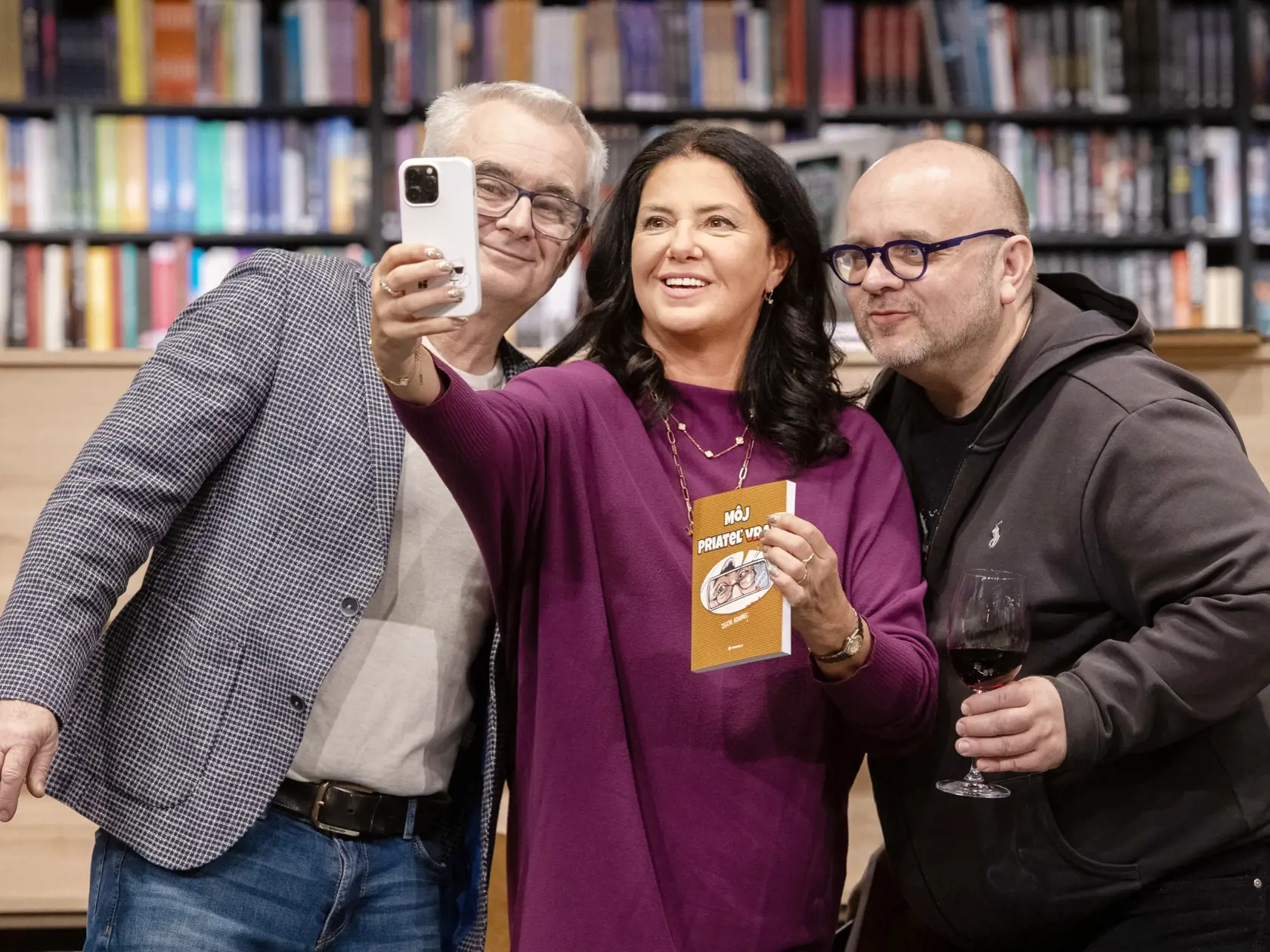 Slovak theatre, television actor and politician Igor Adamec christened his book : My Friend the Murderer. The event took place at Panta Rhei Aupark Bratislava.,Image: 837934998, License: Rights-managed, Restrictions: , Model Release: no