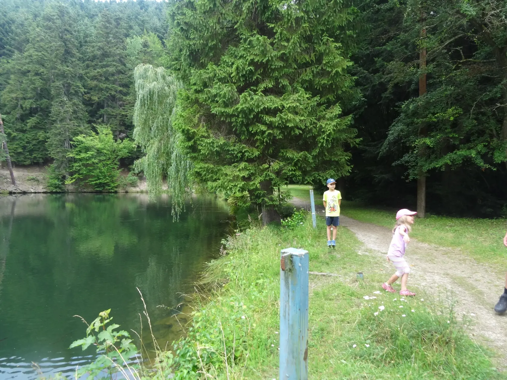 Rodinka z Česka sa v prírode v okolí Gelnice cítila veľmi príjemne. Na svoje si prišli hlavne deti Lukášek a Simonka.