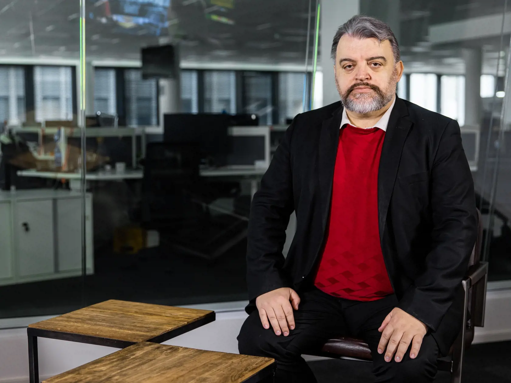 Diskusná relácia "P7D Štúdio", ktorej hosťom bol Eduard Chmelár.