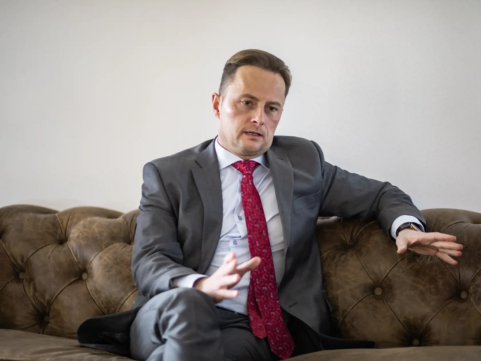 Diskusná relácia "Karty na stôl", ktorej hosťom bol Miroslav Řádek.