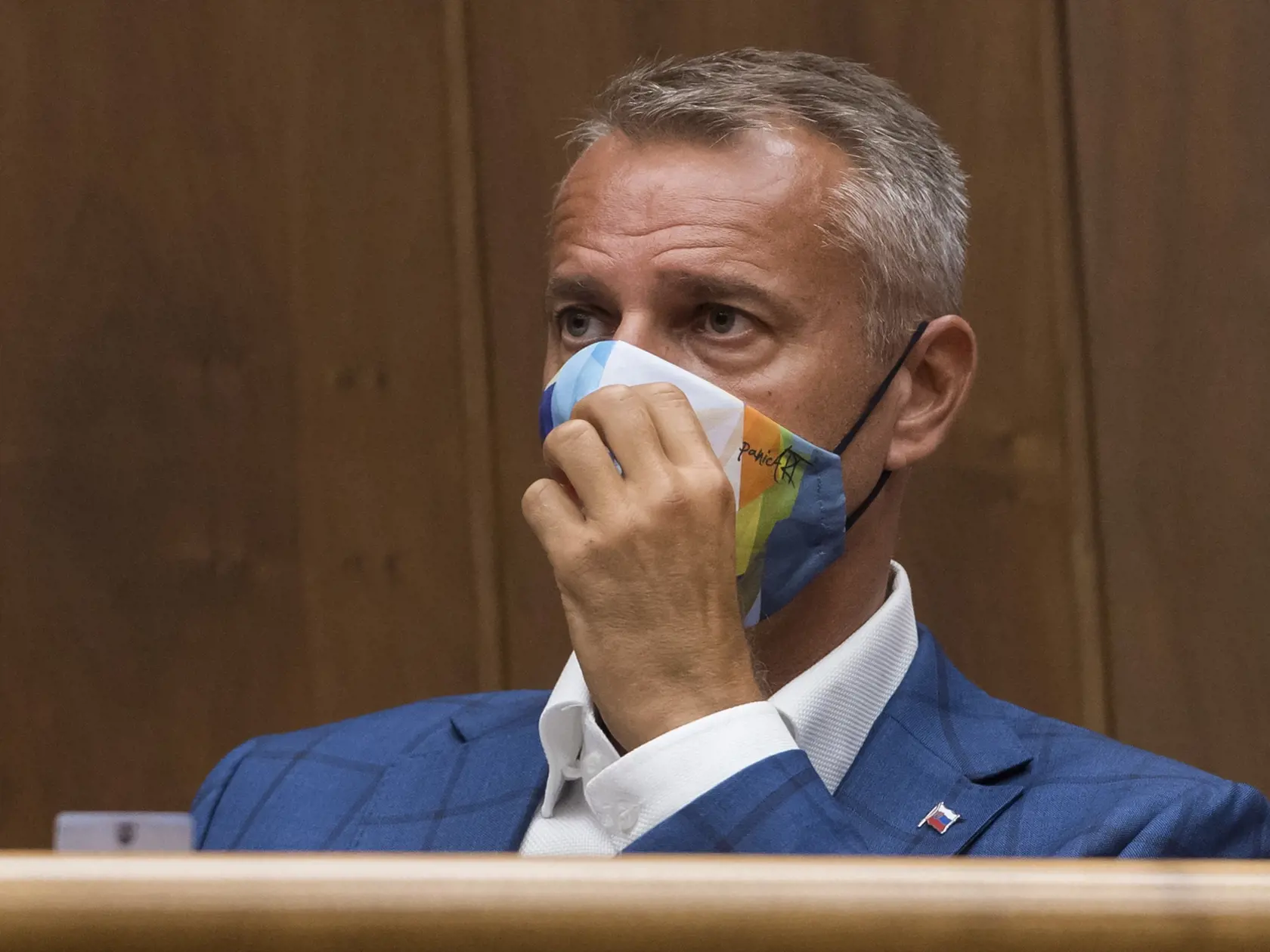 Na snímke poslanec Richard Raši (nezaradený) počas 12. schôdze Národnej rady SR v Bratislave v stredu 16. septembra 2020. (archívne foto)