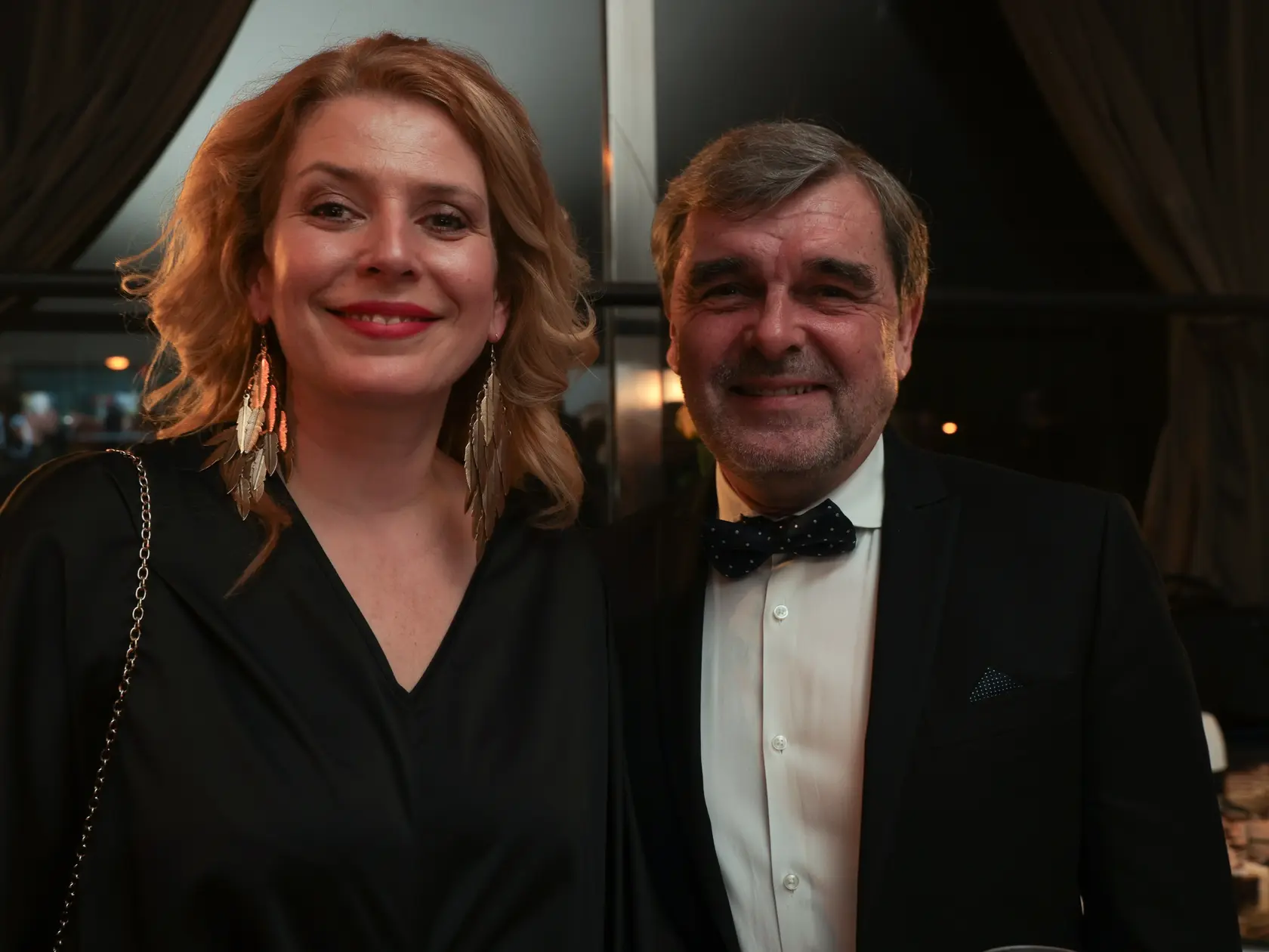 Na snímke Peter Kočiš na premiere muzikálu Cats - Mačky v divadle Nová Scéna
