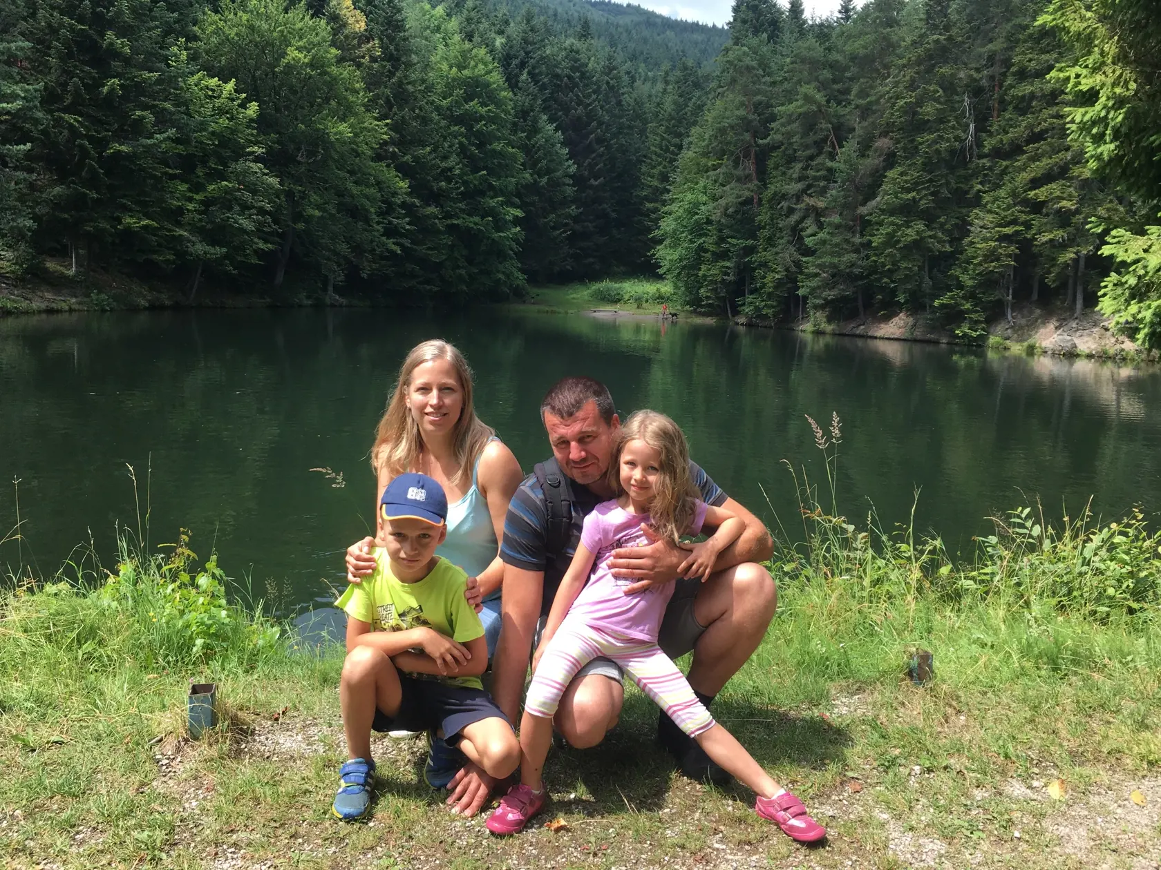 Manželia Libor a Silvie, s deťmi prišli do Gelnice z Česka. Mesto a okolitá príroda ich očarili.