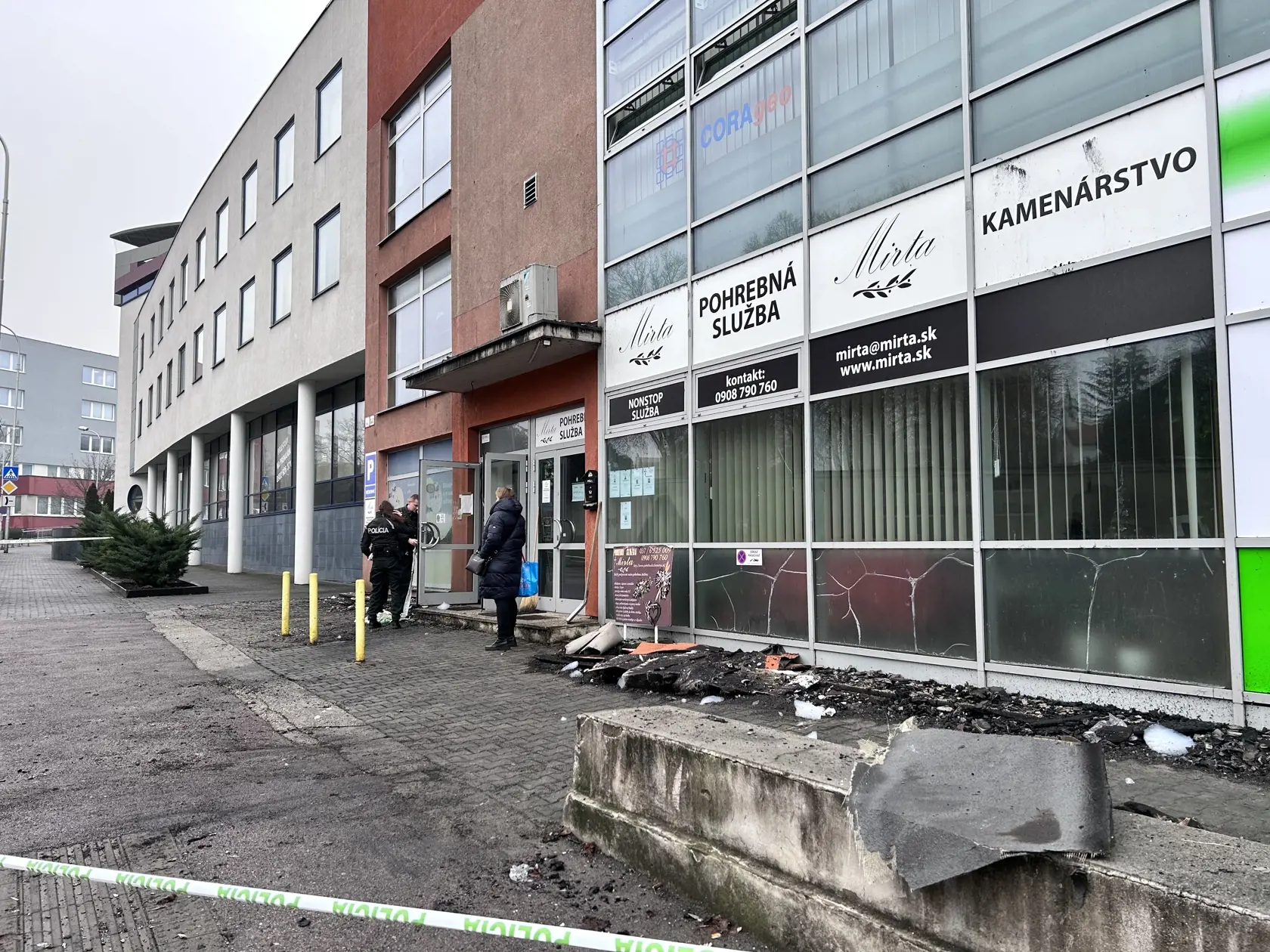 Po požiari to dnes vyzeralo takto