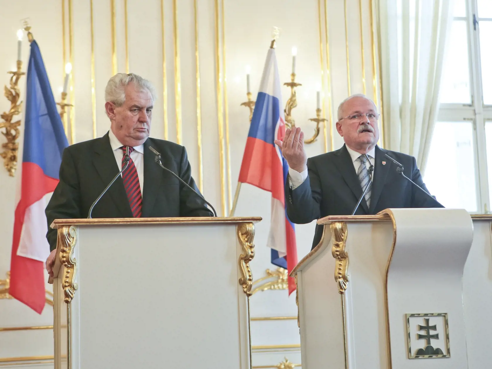 prvá oficiálna návšteva nového prezidneta Českej republiky Miloša Zemna 