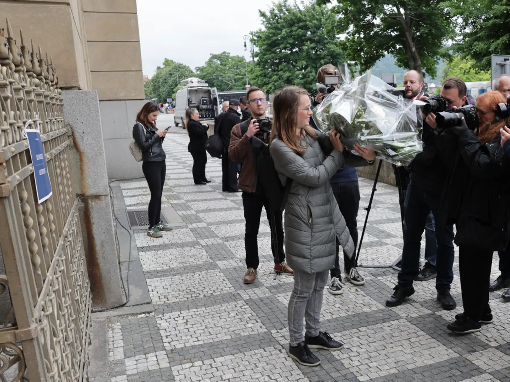 Posledná rozlúčka s Jiřím Bartoškom (†78) v pražskom Rudolfine.