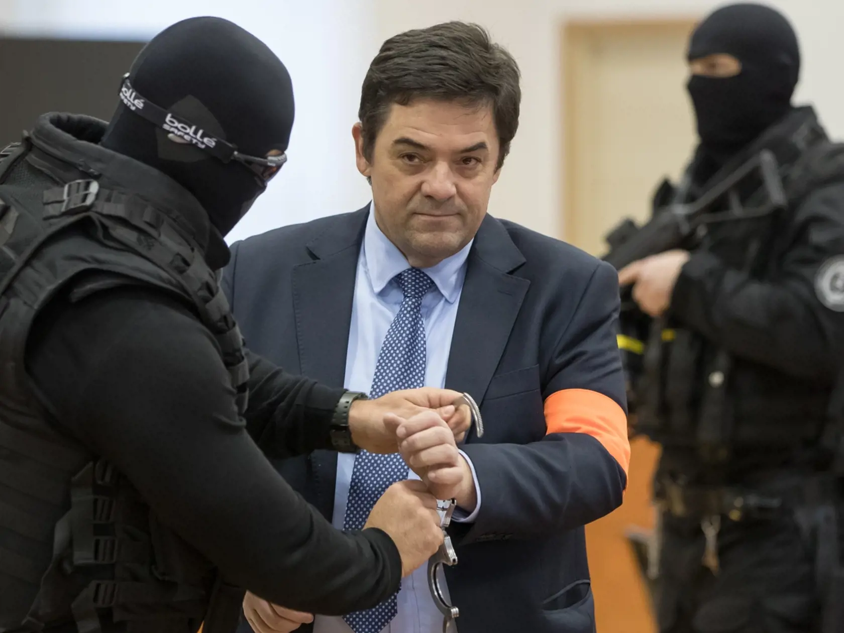 Tretie pojednávanie na Špecializovanom trestnom súde v Pezinku vo veci vraždy investigatívneho novinára Jána Kuciaka a jeho snúbenice Martiny Kušnírovej. Na snímke je Marián Kočner.