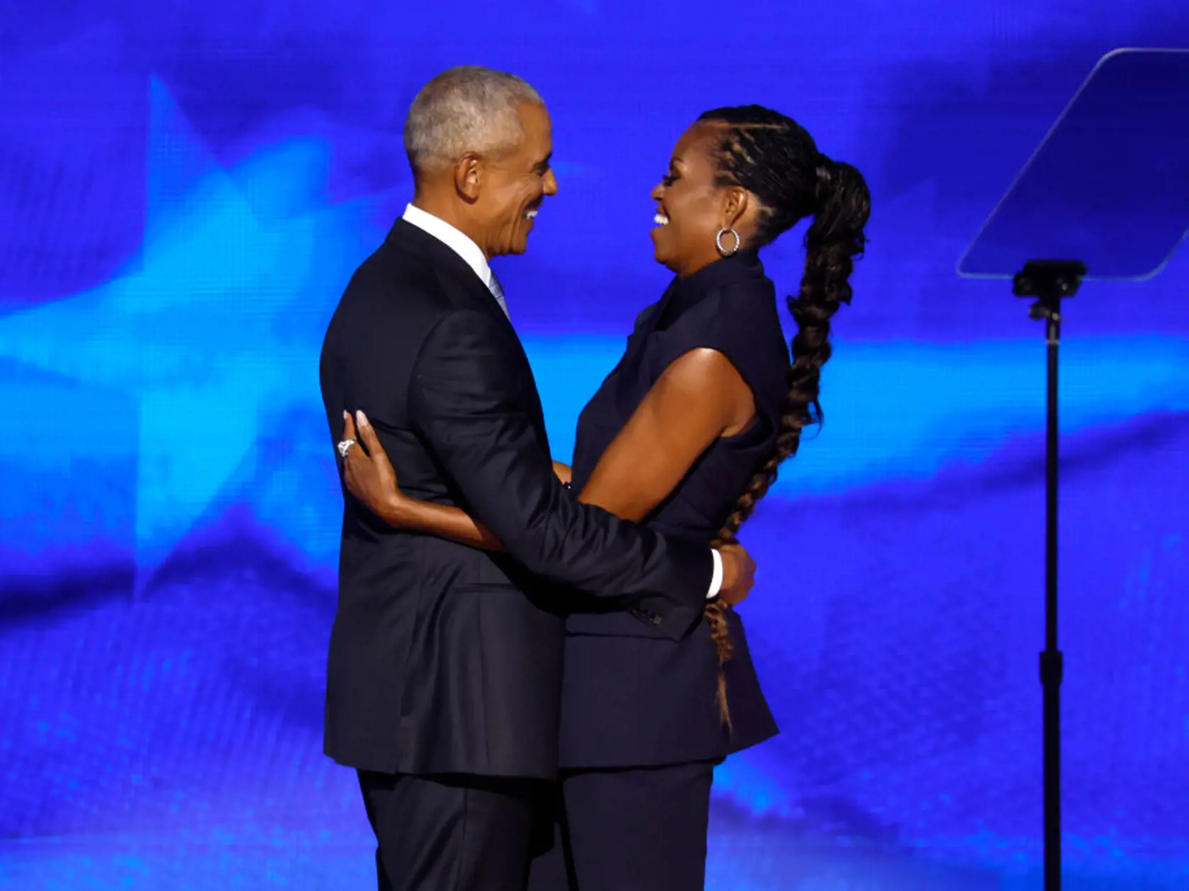 Michelle a Barack Obamovci: Šíria sa fámy, že majú nezhody. Toto foto je rok staré.