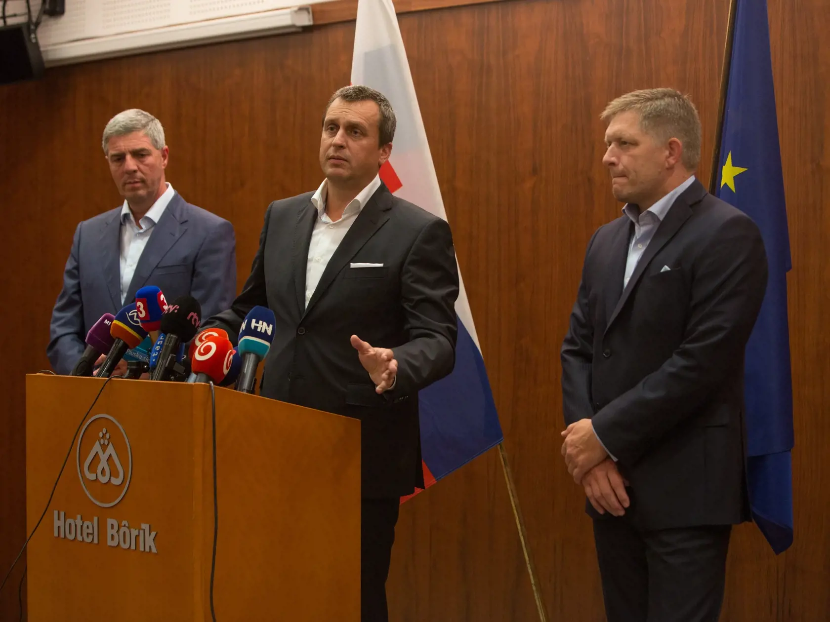 Koalicna rada na Hoteli Borik s Koalicnimy partnermy.