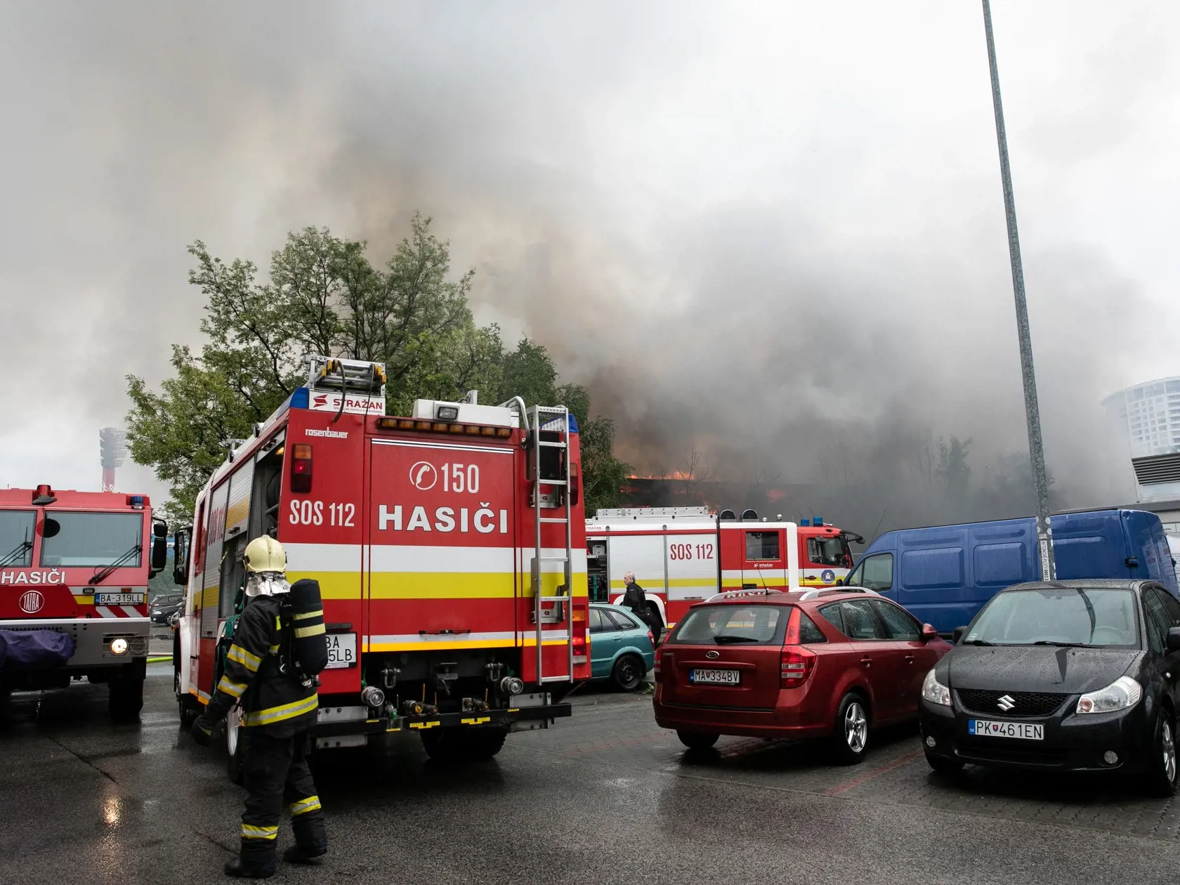 Hasiči momentálne zasahujú pri lesnom požiari v obci Hôrka, časti Kišovce, v okrese Poprad. (Ilustračná fotografia)