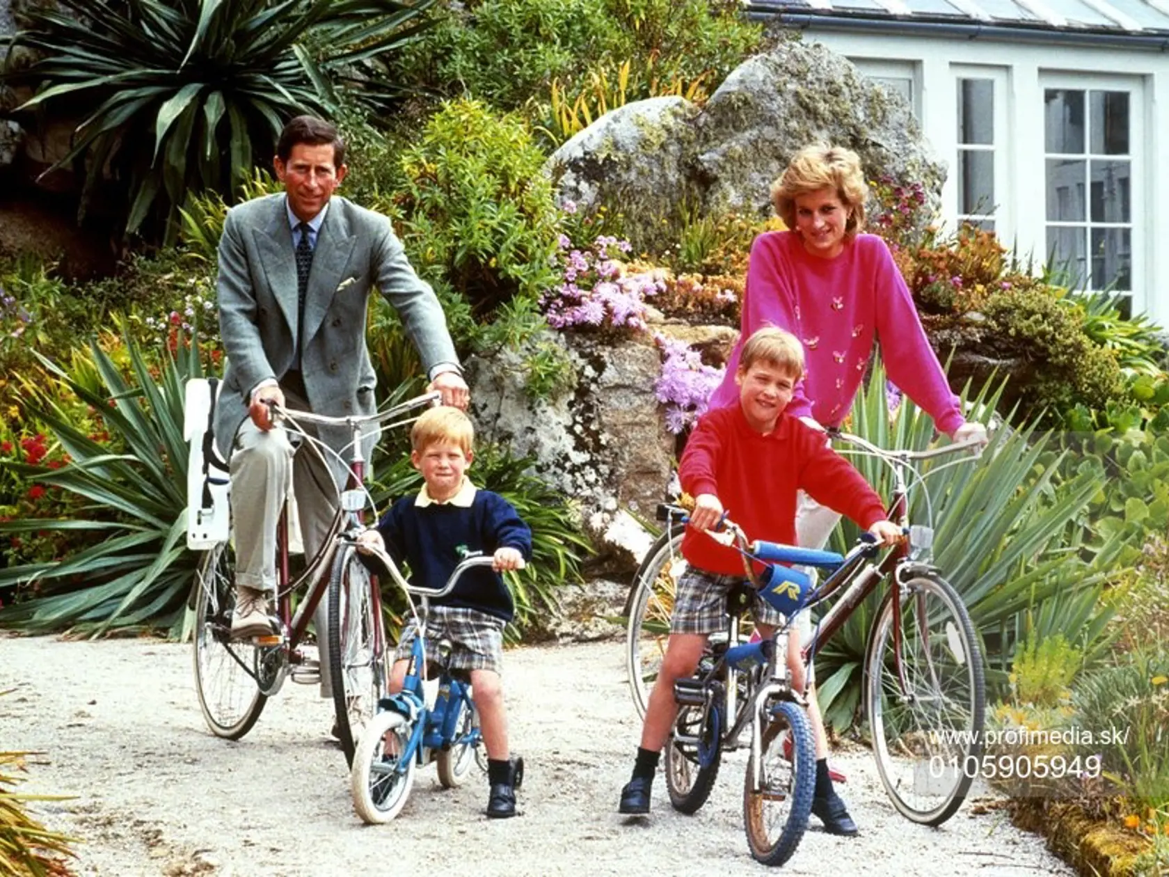Na bicyklovom výlete v Tresco na Scilly Isles.