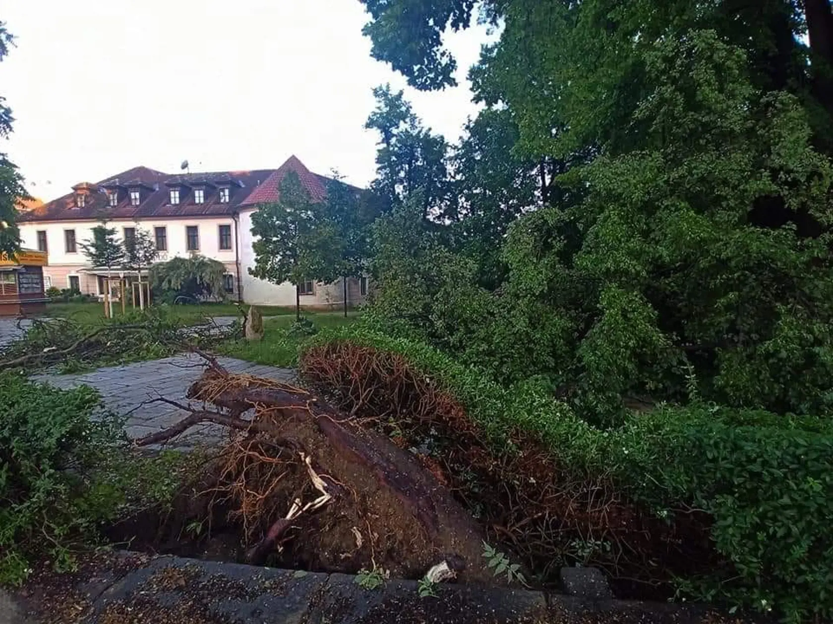 Česko zasiahli intenzívne búrky sprevádzané krupobitím a prívalovými dažďami.
