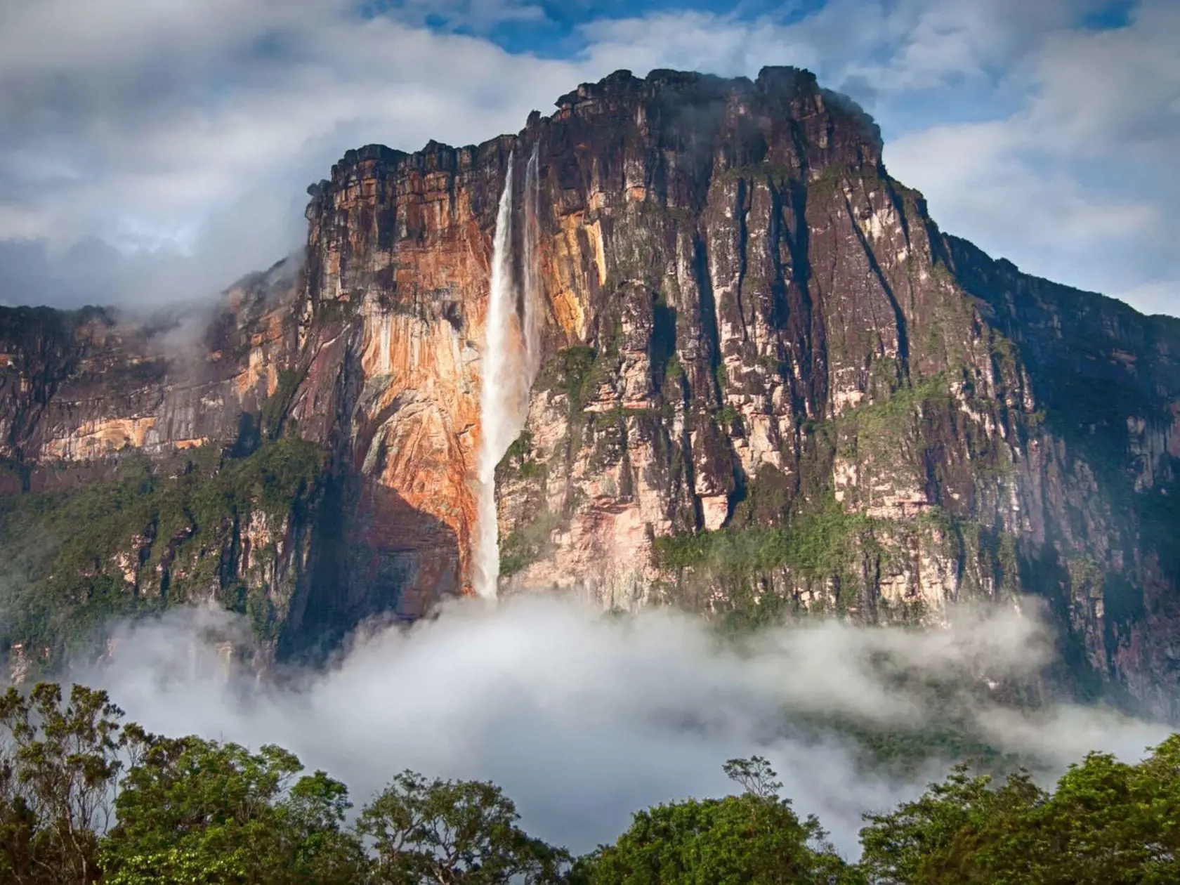 Angelov vodopád, Venezuela