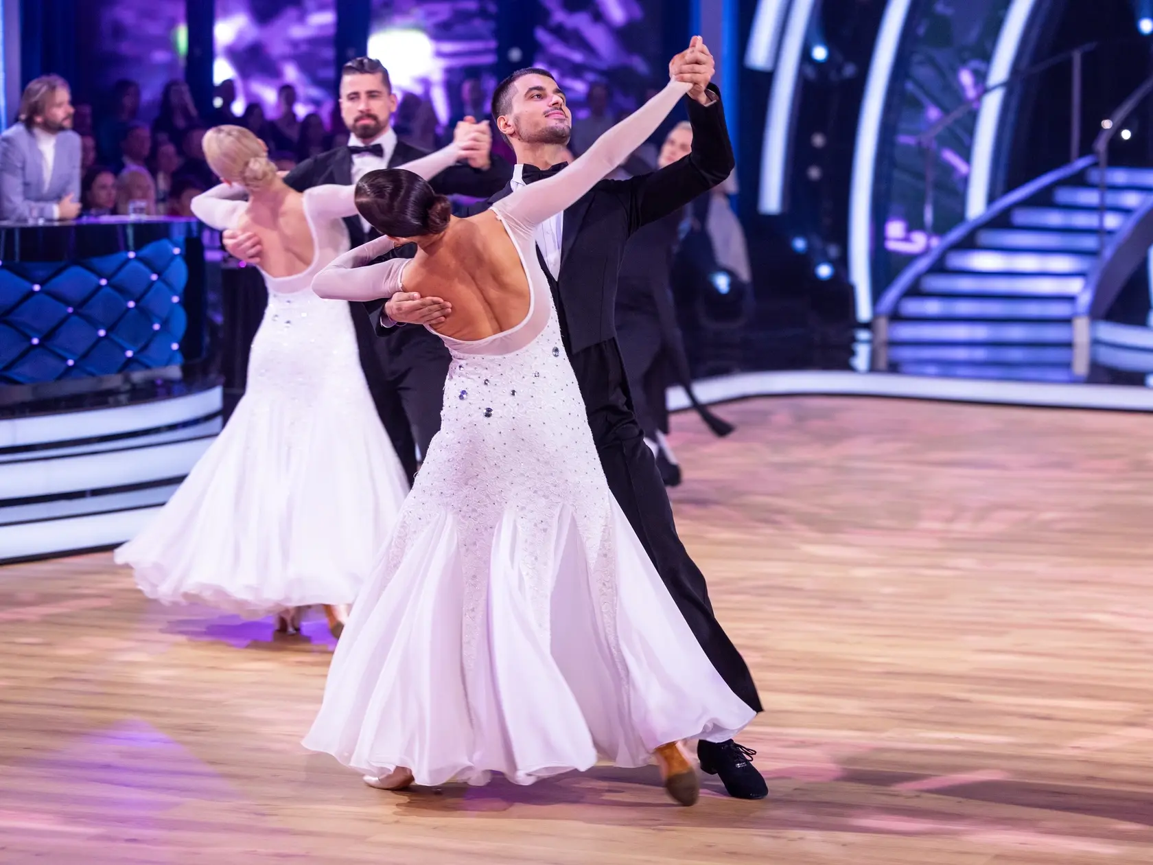 Na snímke Zuzana Porubjaková a Jaroslav Ihring počas šiesteho kola Let's dance 2025.