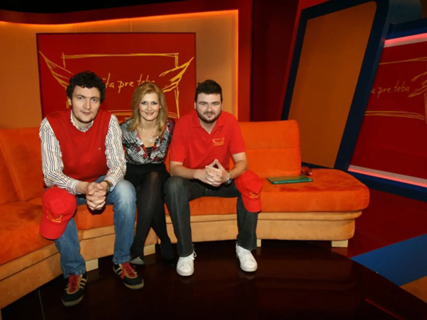 Ludwig,
moderátorka Katarína
Brychtová a Janko.