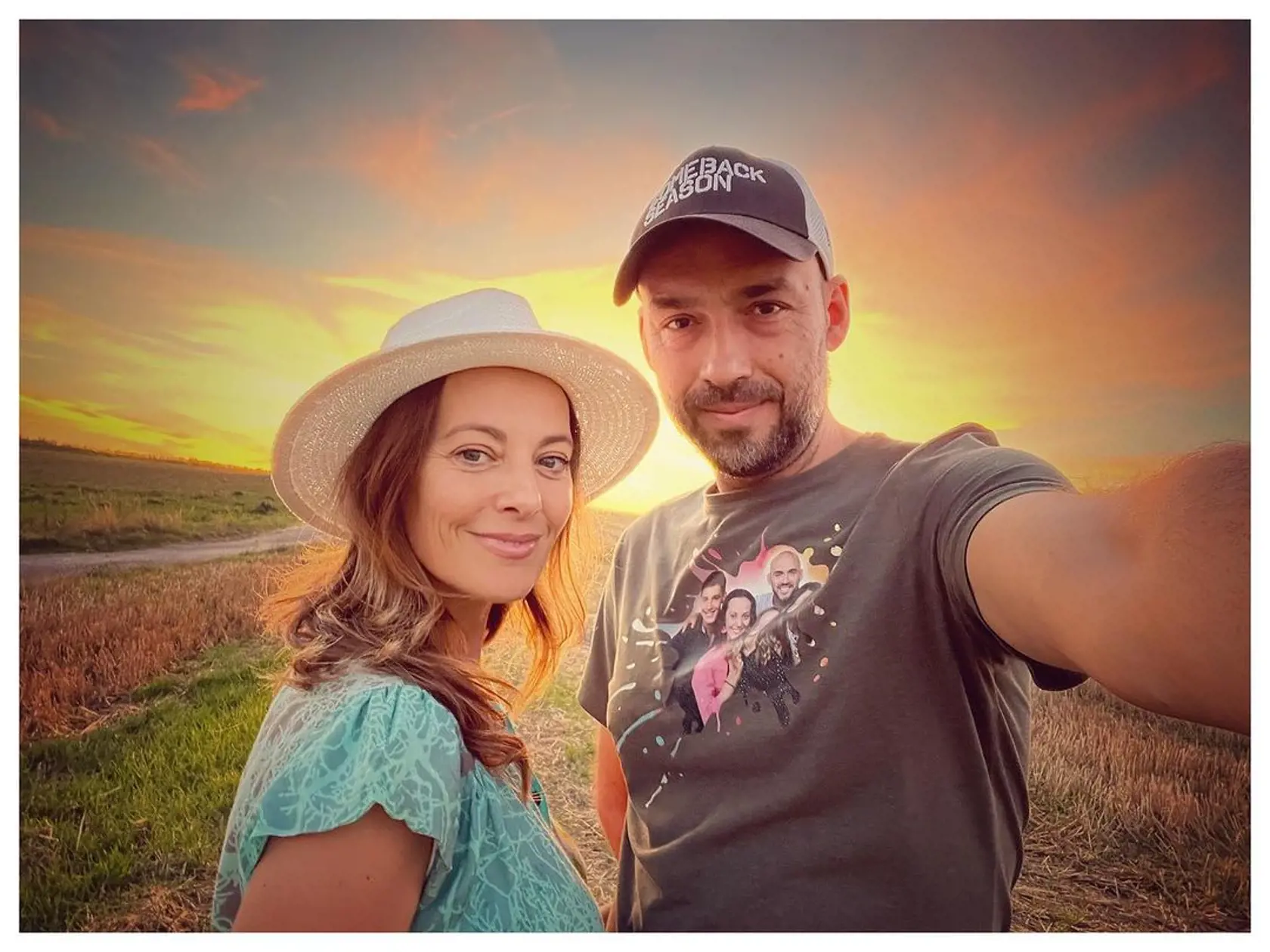 Mária s manželom