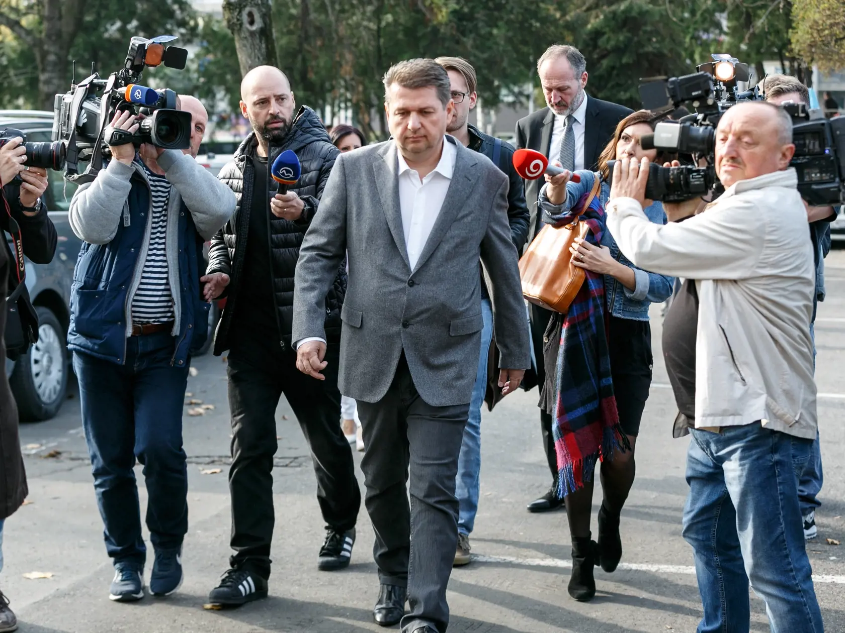 Na snímke Ladislav Bašternák na súde vo veci  neodvedenia dane a poistného.