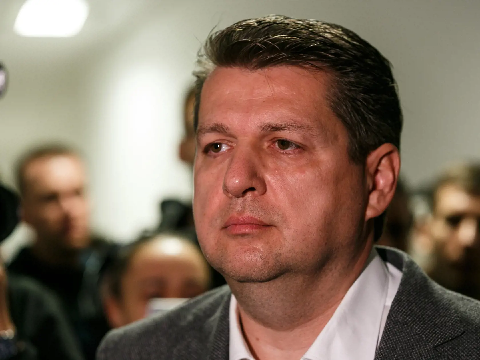 Na snímke Ladislav Bašternák na súde vo veci  neodvedenia dane a poistného.
