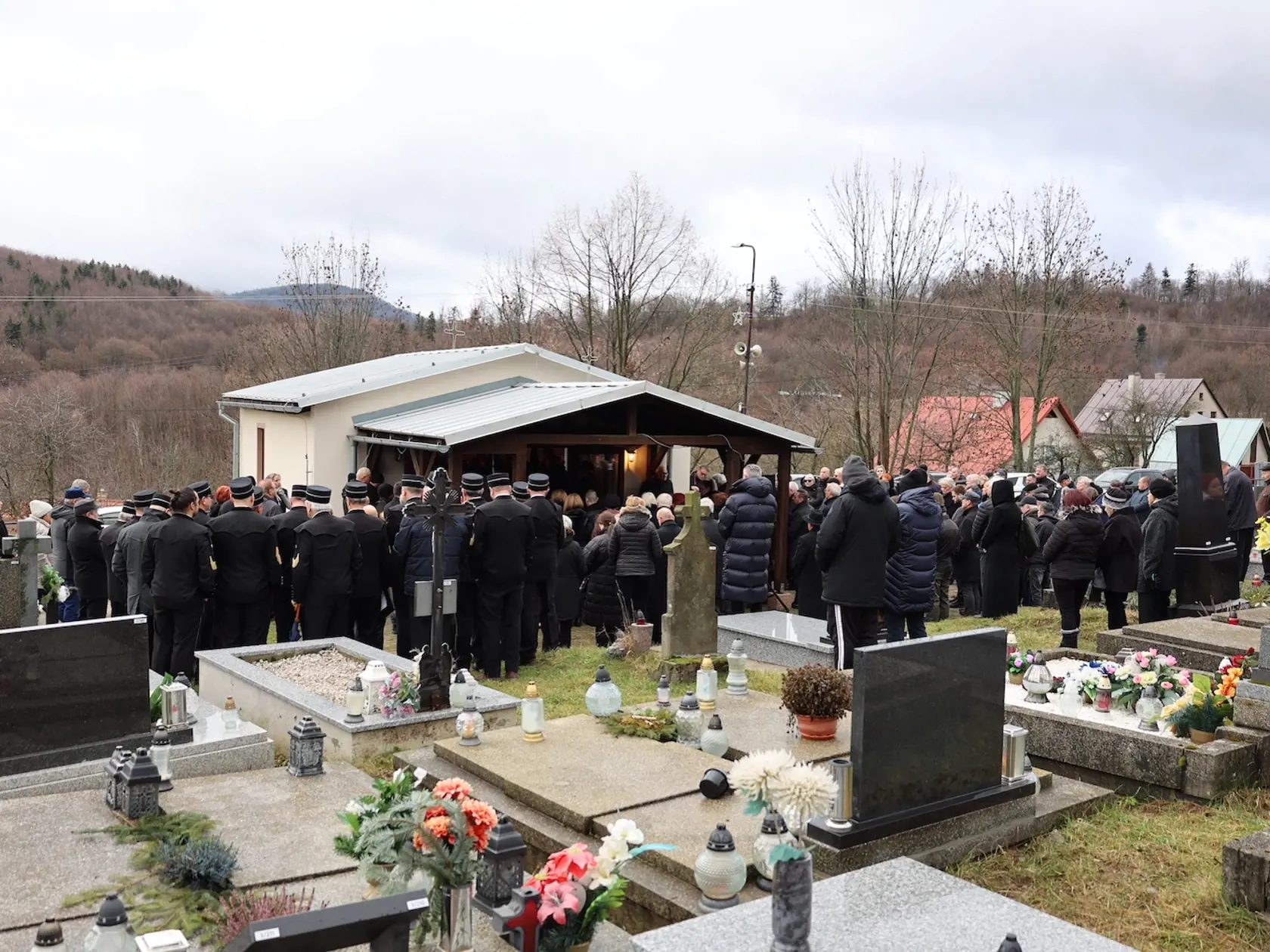 Pohreb Miroslava Číža - 5.1. 2023 Štiavnické Bane