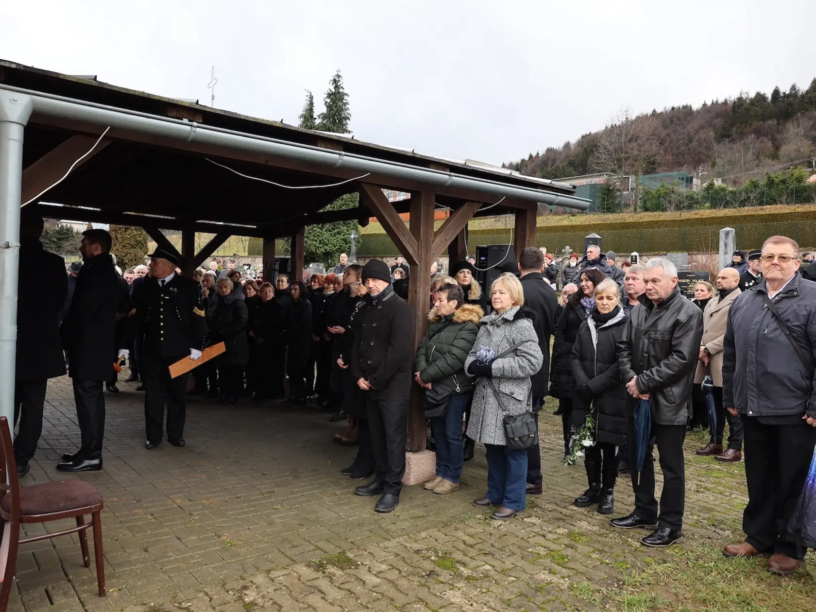 Pohreb Miroslava Číža - 5.1. 2023 Štiavnické Bane