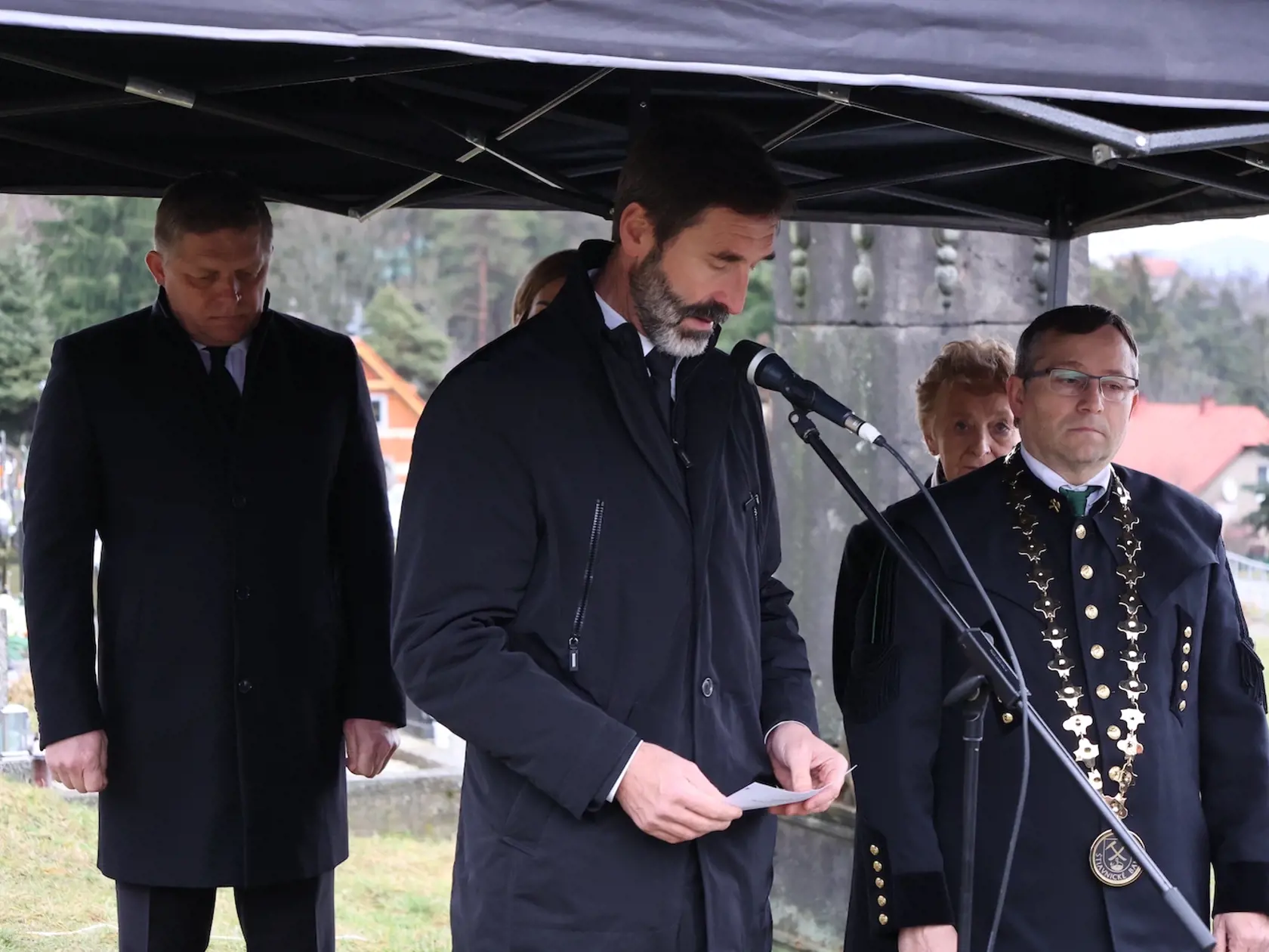 Pohreb Miroslava Číža - 5.1. 2023 Štiavnické Bane