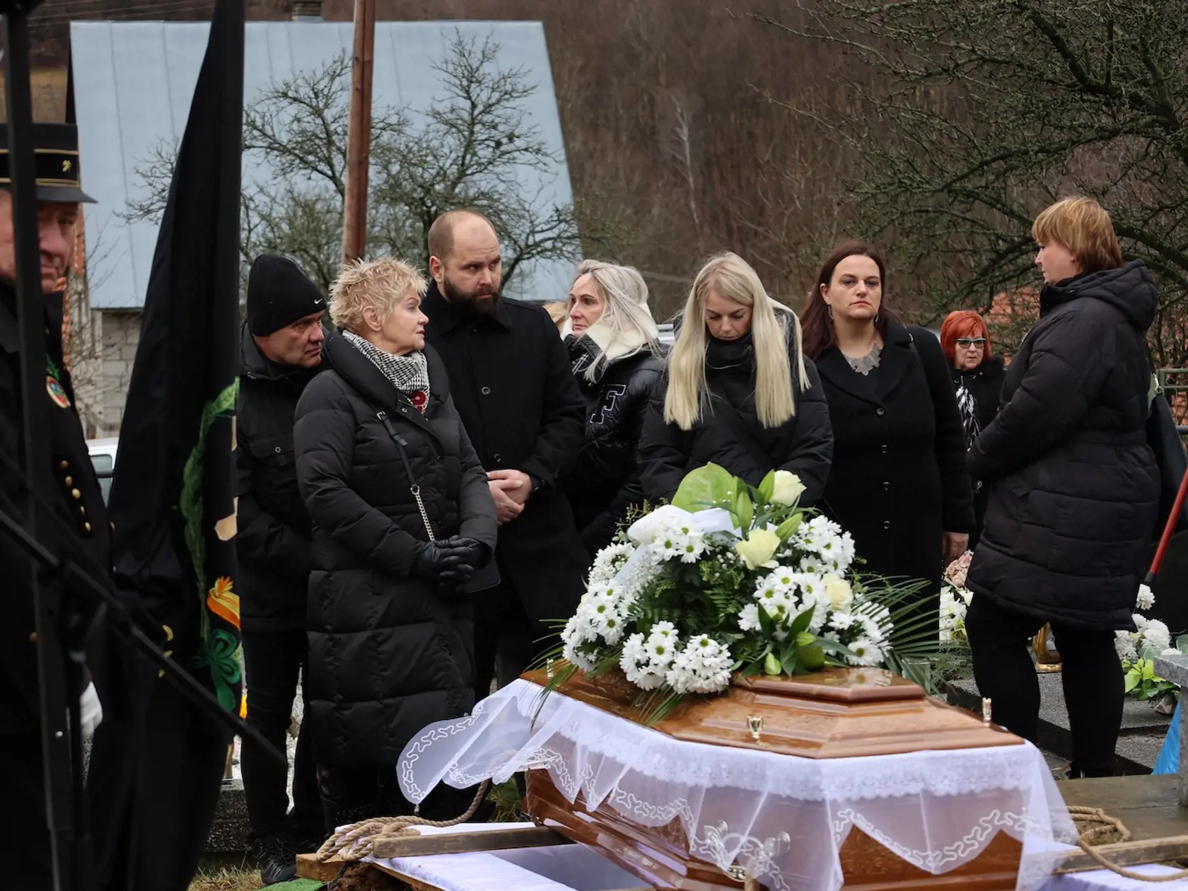 Pohreb Miroslava Číža - 5.1. 2023 Štiavnické Bane