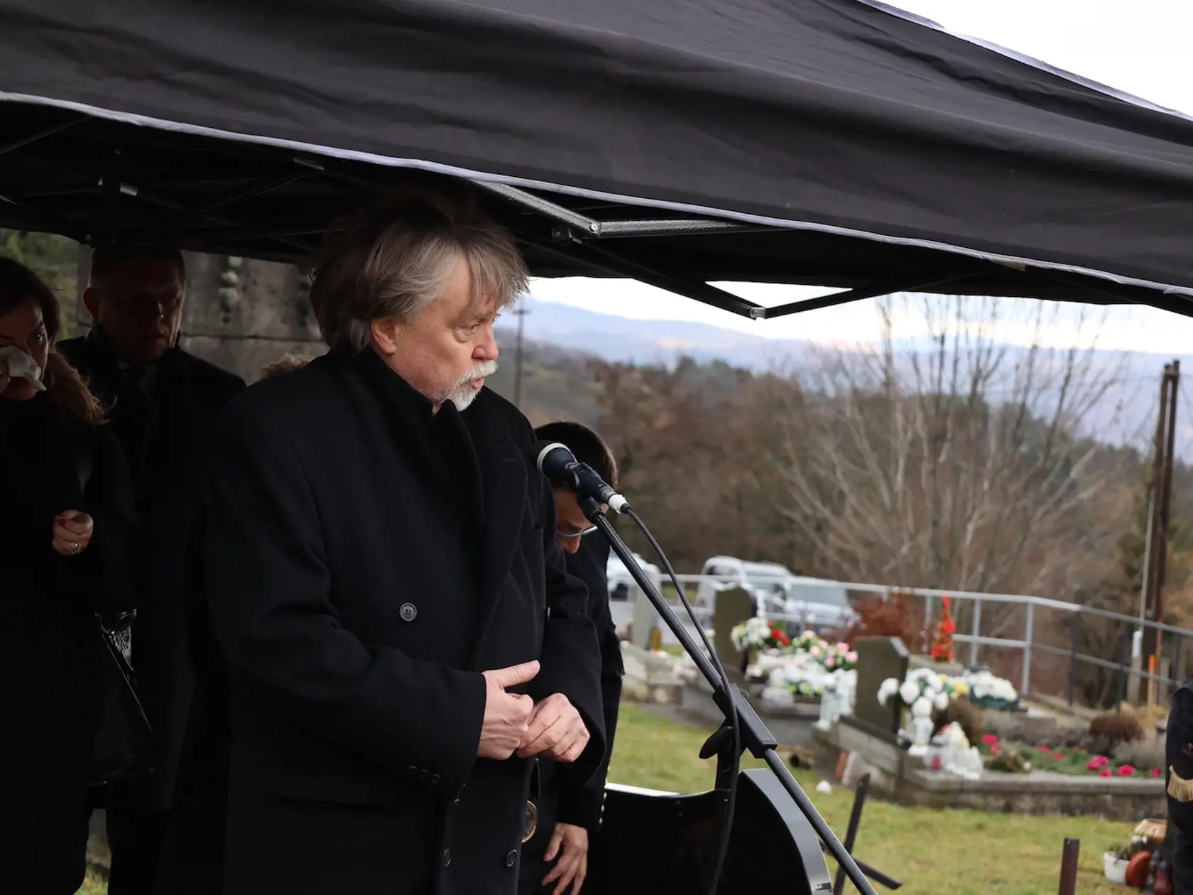 Pohreb Miroslava Číža - 5.1. 2023 Štiavnické Bane