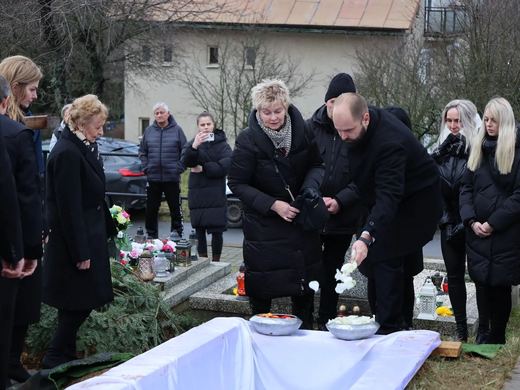 Pohreb Miroslava Číža - 5.1. 2023 Štiavnické Bane
