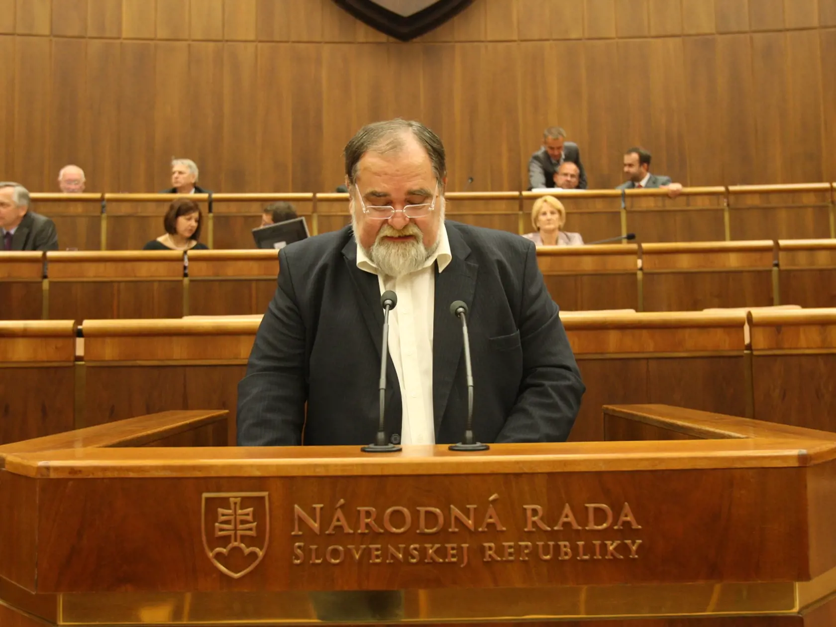 Miroslav Číž v parlamente.