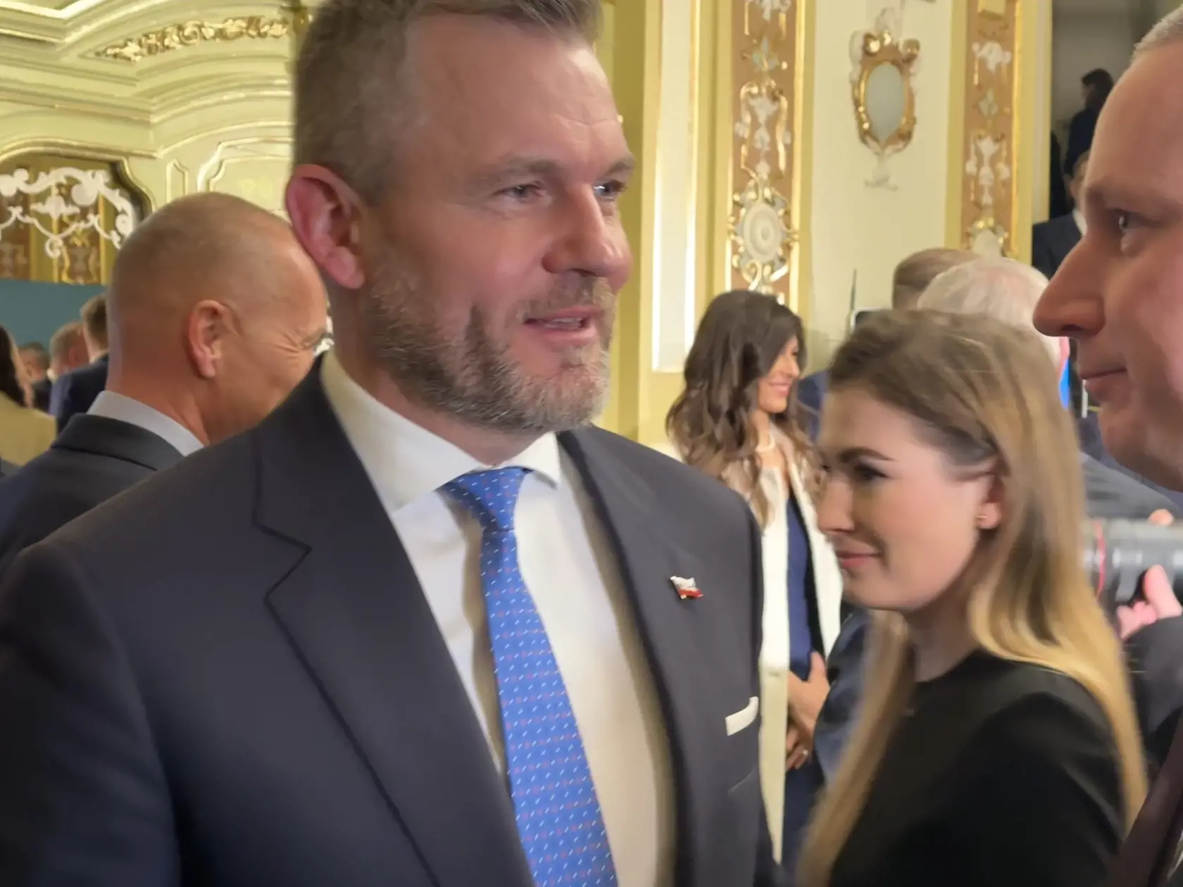 Prišiel aj predseda NR SR Peter Pellegrini.