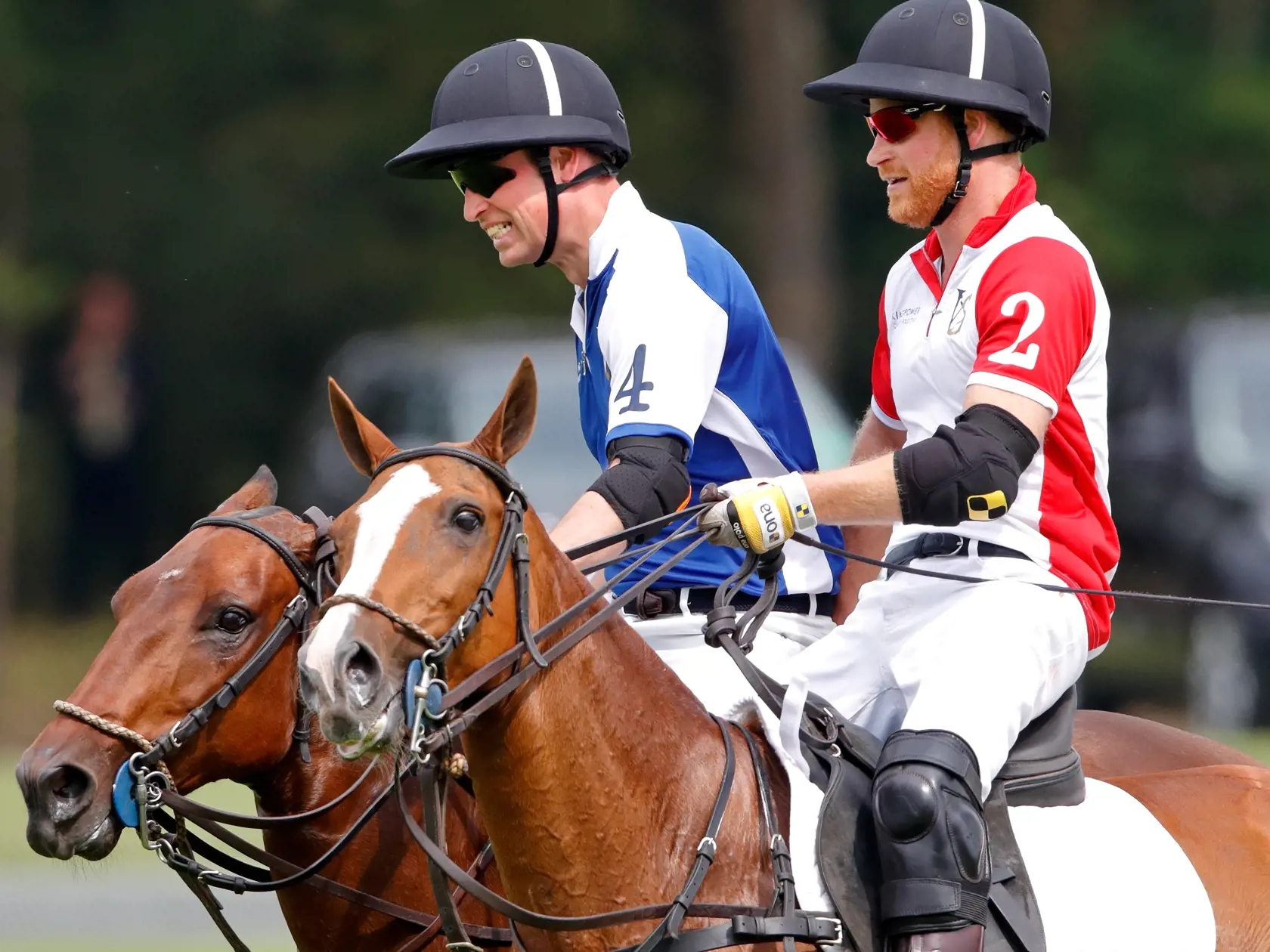 The Duke Of Cambridge And The Duke Of Sussex Take Part In The King Power Royal Charity Polo Day