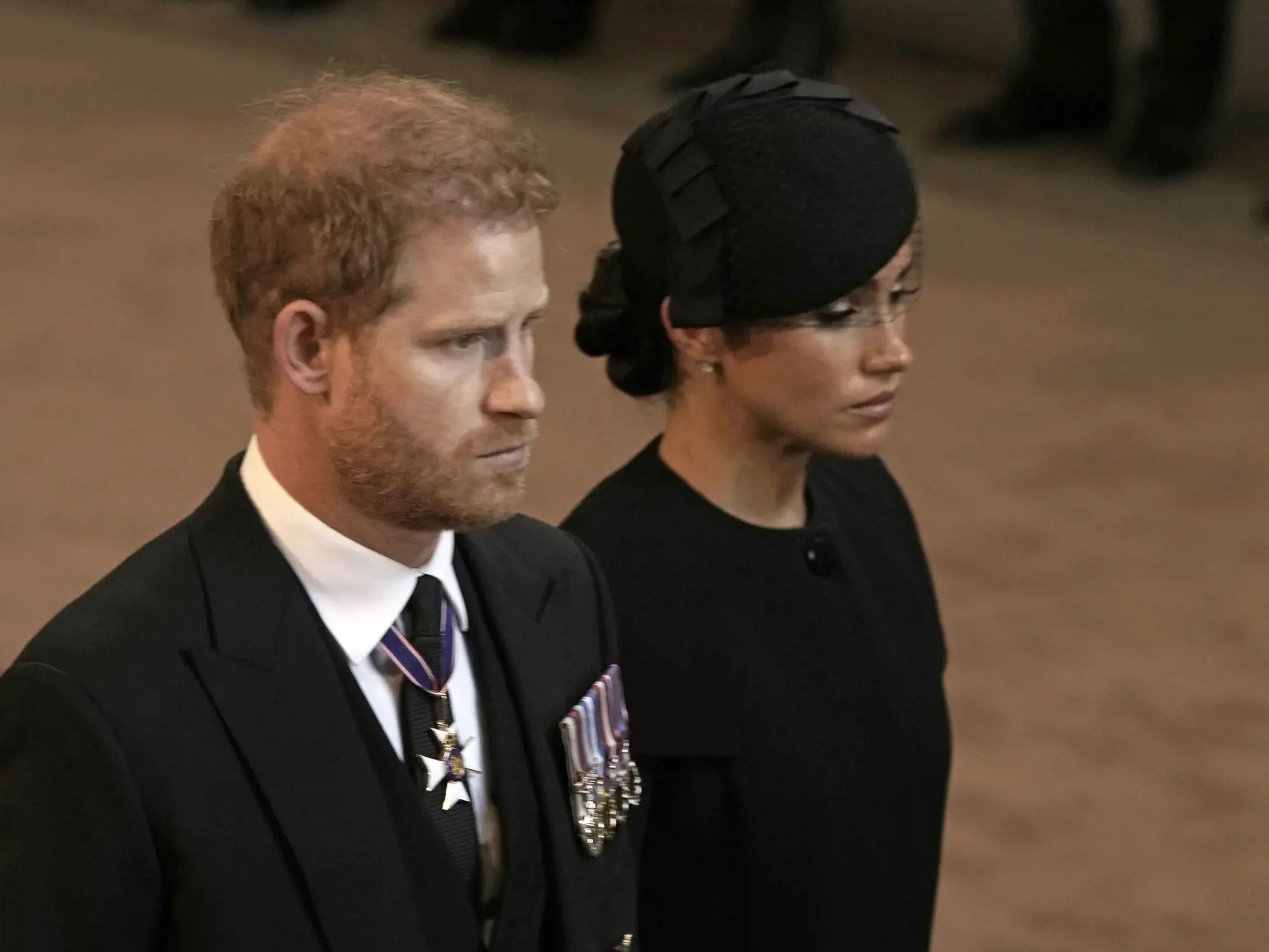 The Coffin Carrying Queen Elizabeth II Is Transferred From Buckingham Palace To The Palace Of Westminster