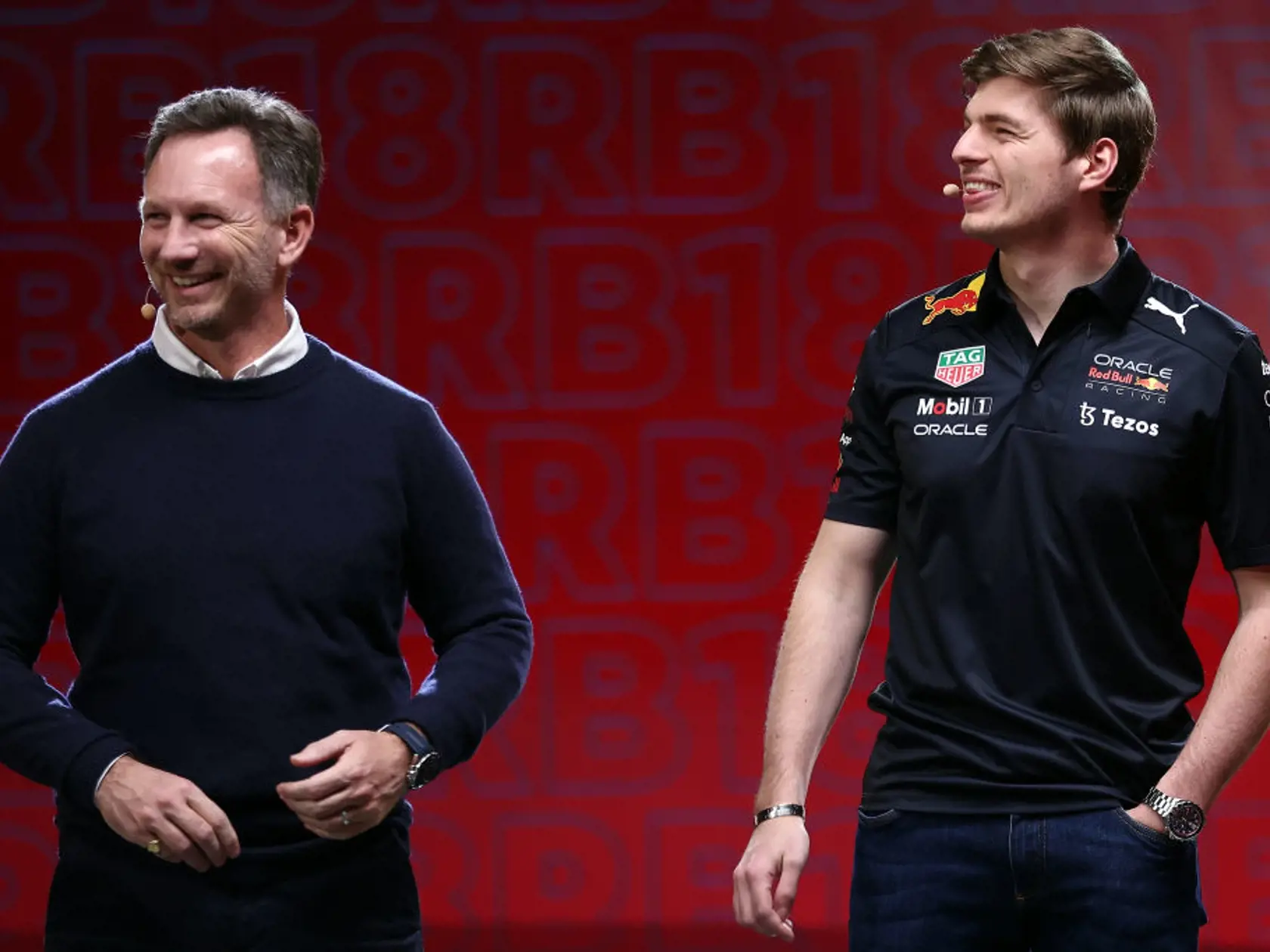 Christian Horner a Max Verstappen