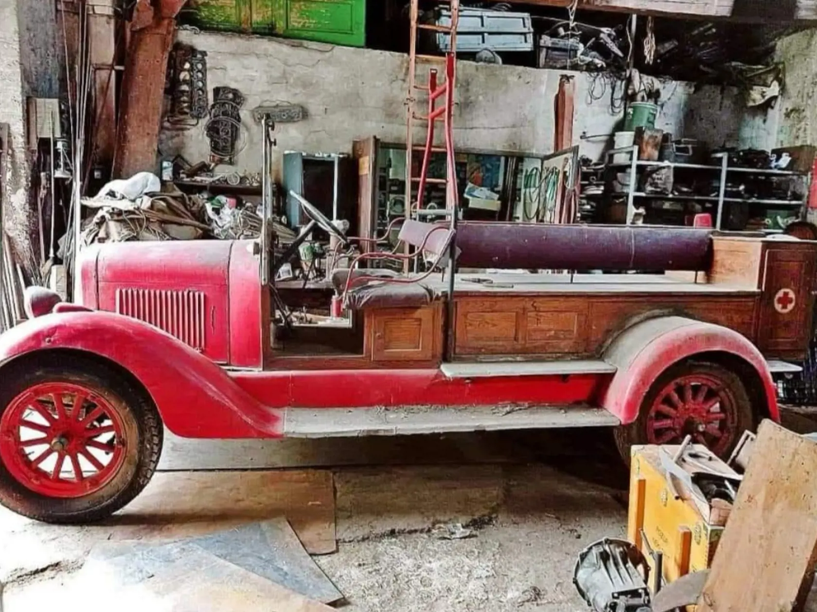 Auto bolo vyrobené v roku 1924 a hasičom slúžilo desiatky rokov.