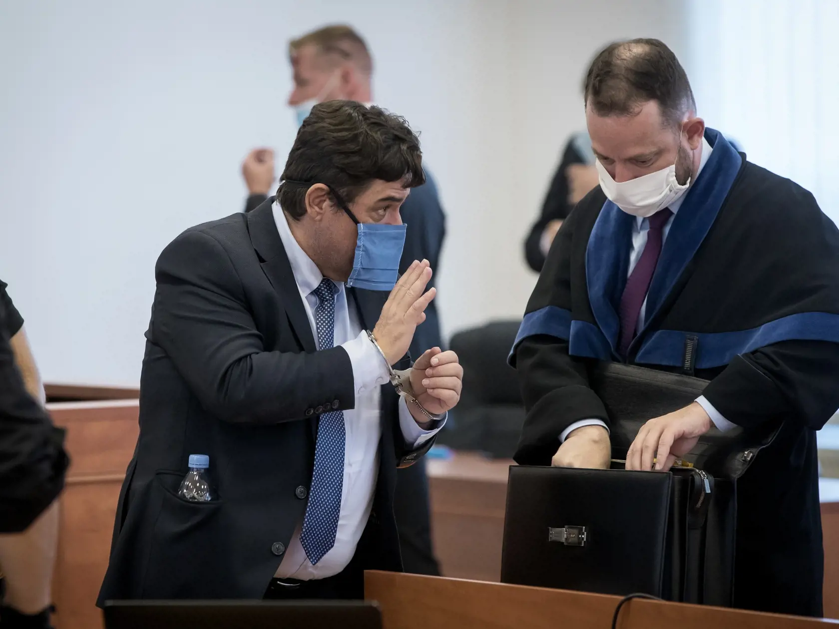 Súdne pojednávanie na Špecializovanom trestnom súde v Pezinku vo veci vraždy Jána Kuciaka a Martiny Kušnírovej. Na snímke je obžalovaný Marián Kočner.